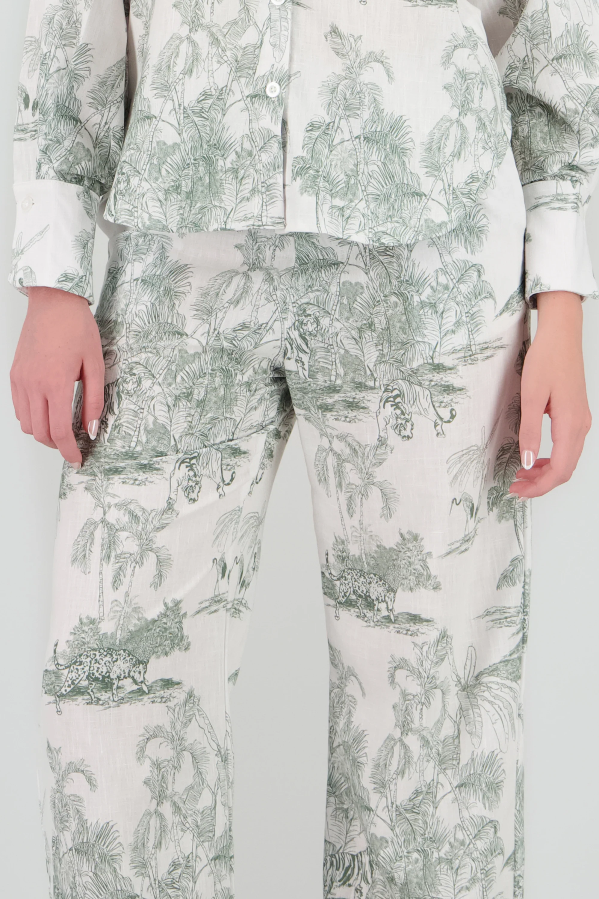 Pantalon estampado tropical - Image 5