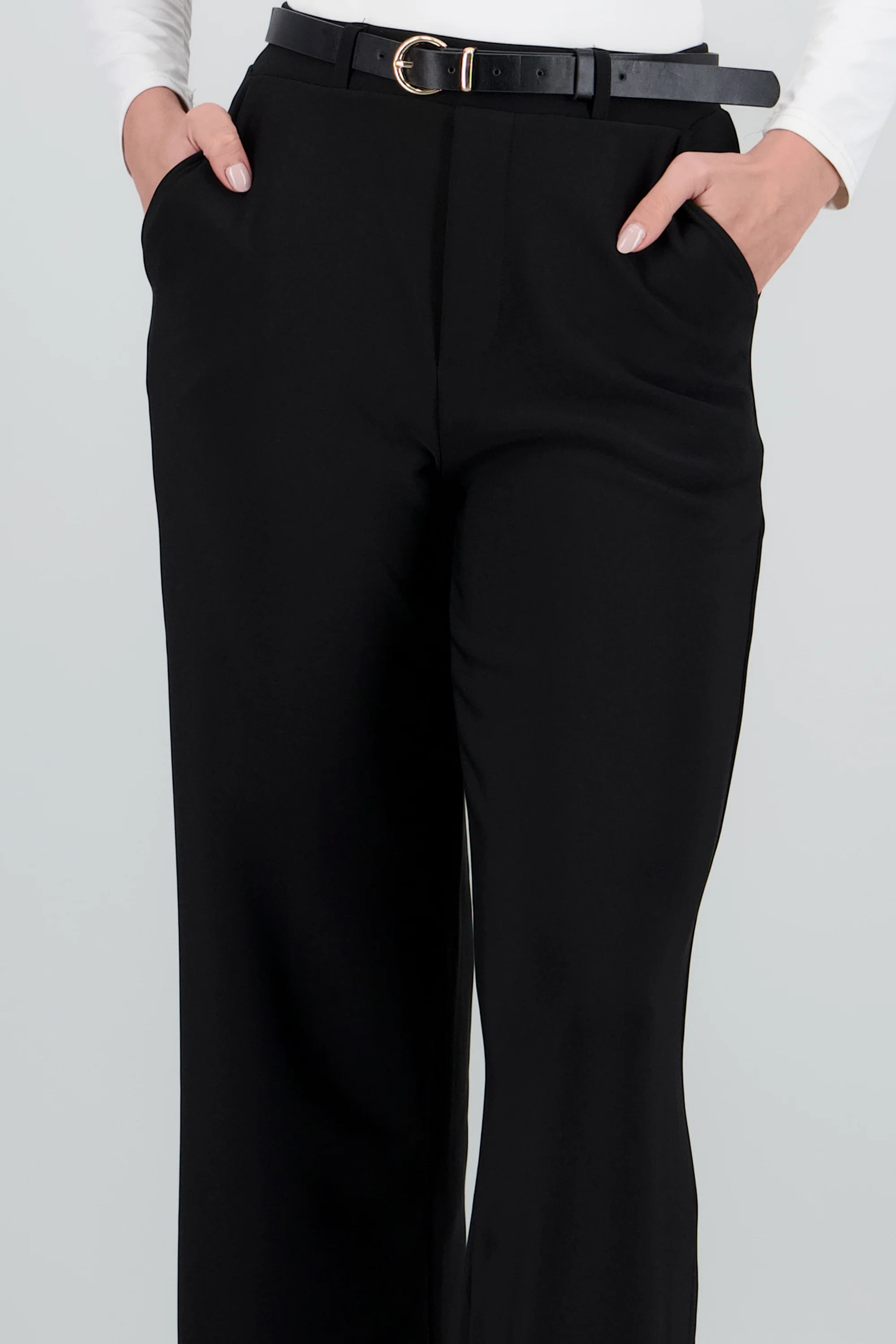 Pantalon estilo recto con cinturon - Image 10