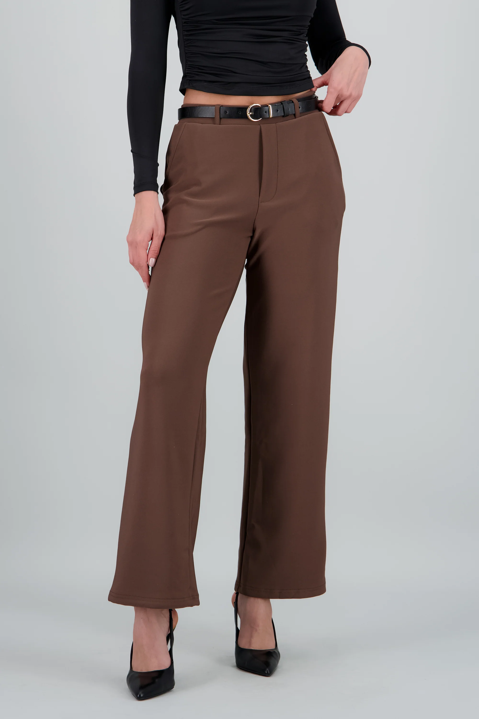 Pantalon estilo recto con cinturon - Image 7