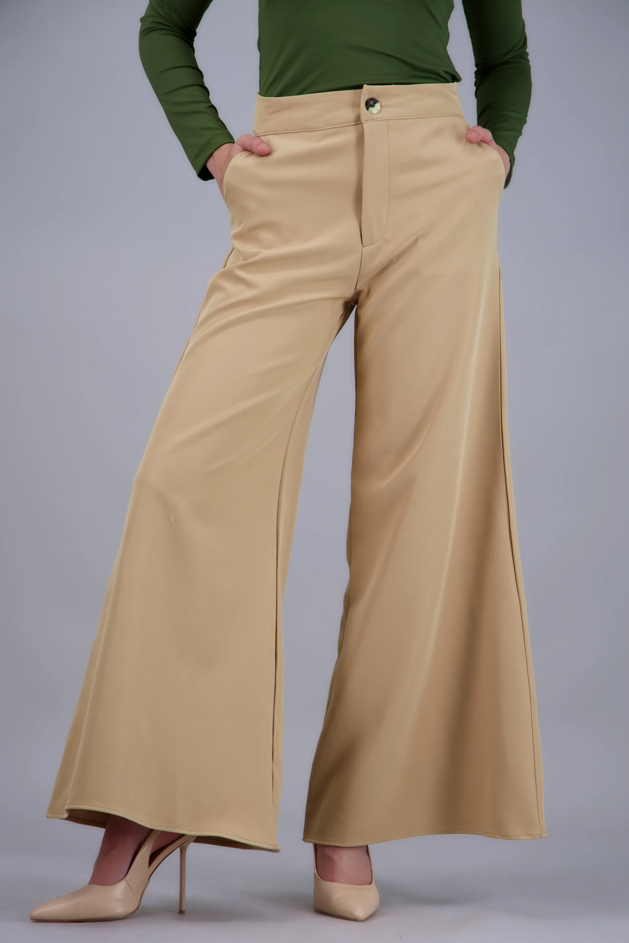 Pantalon extra wide leg fluido - Image 2