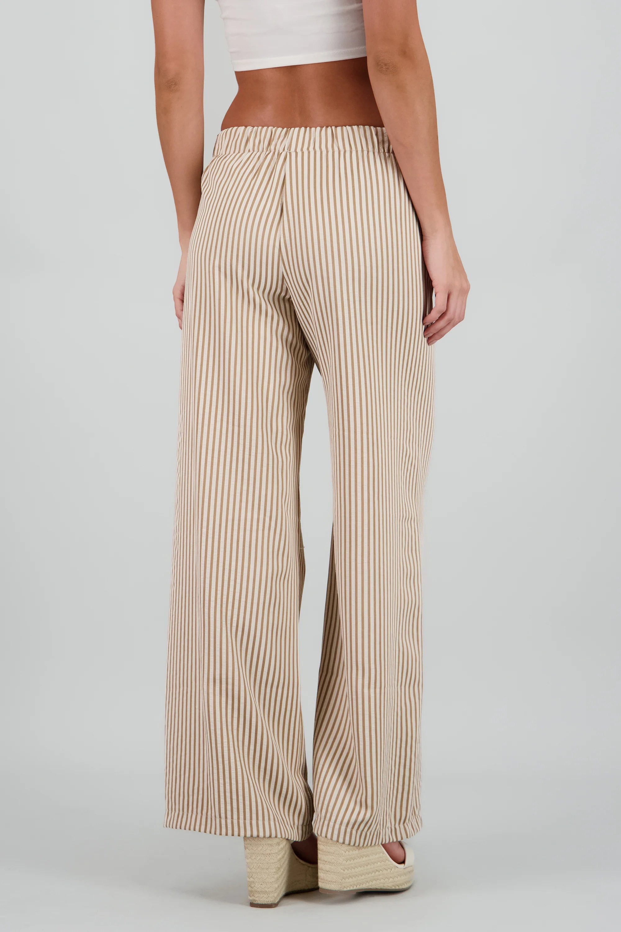 Pantalon fluido rayas detalle resorte - Image 4