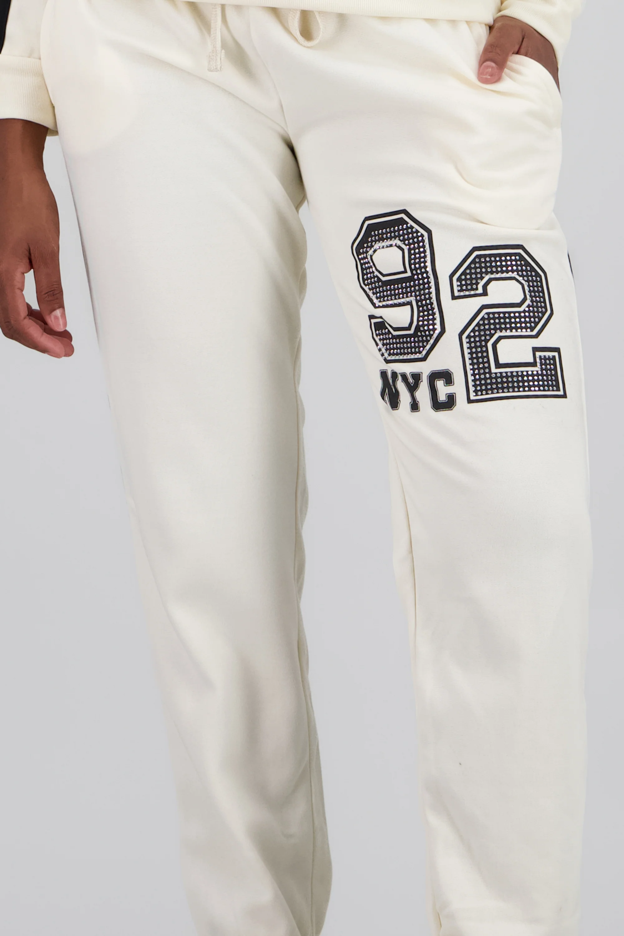 Pantalon jogger contraste detalle brillos - Image 5