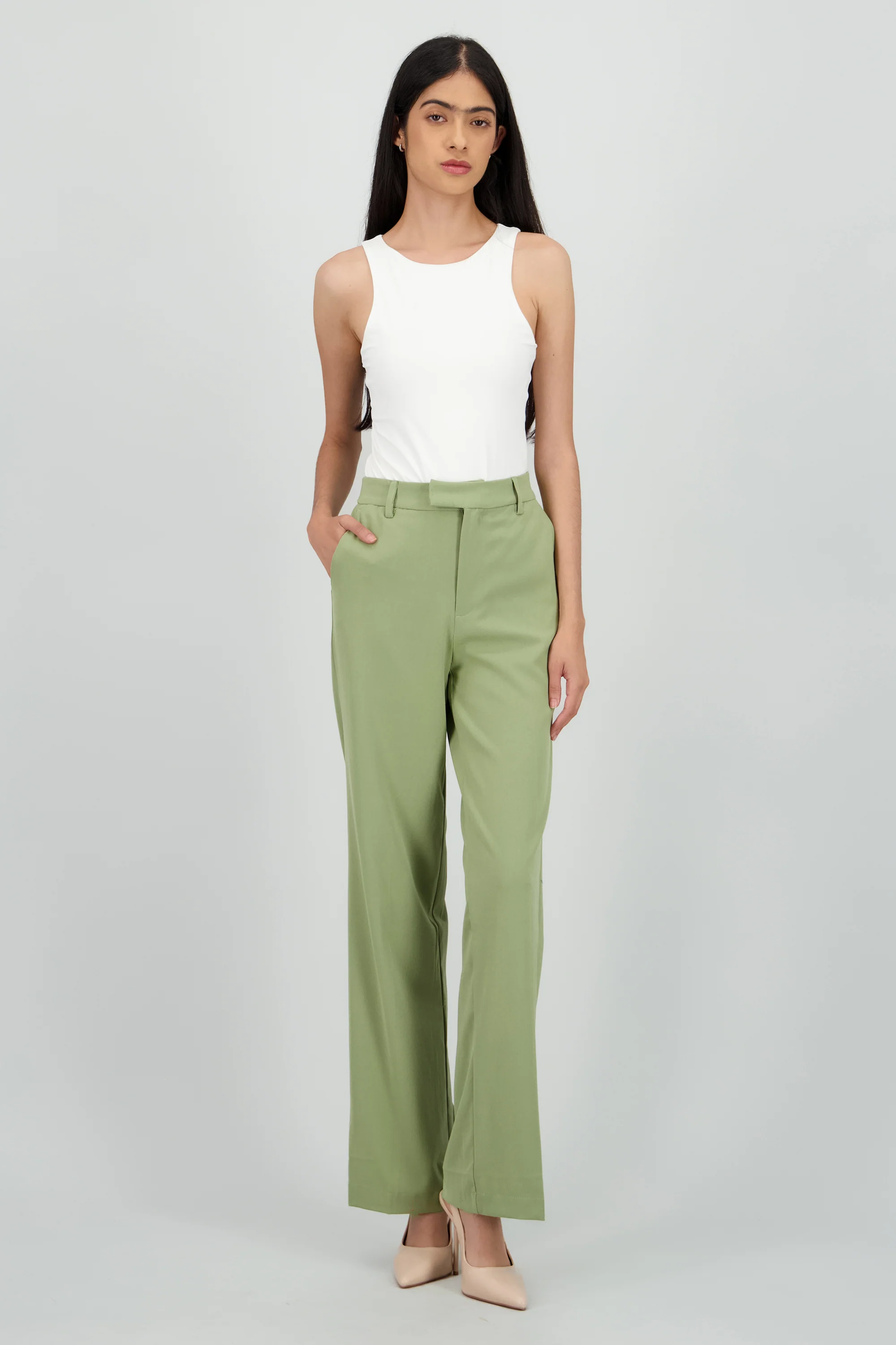 Pantalon liso