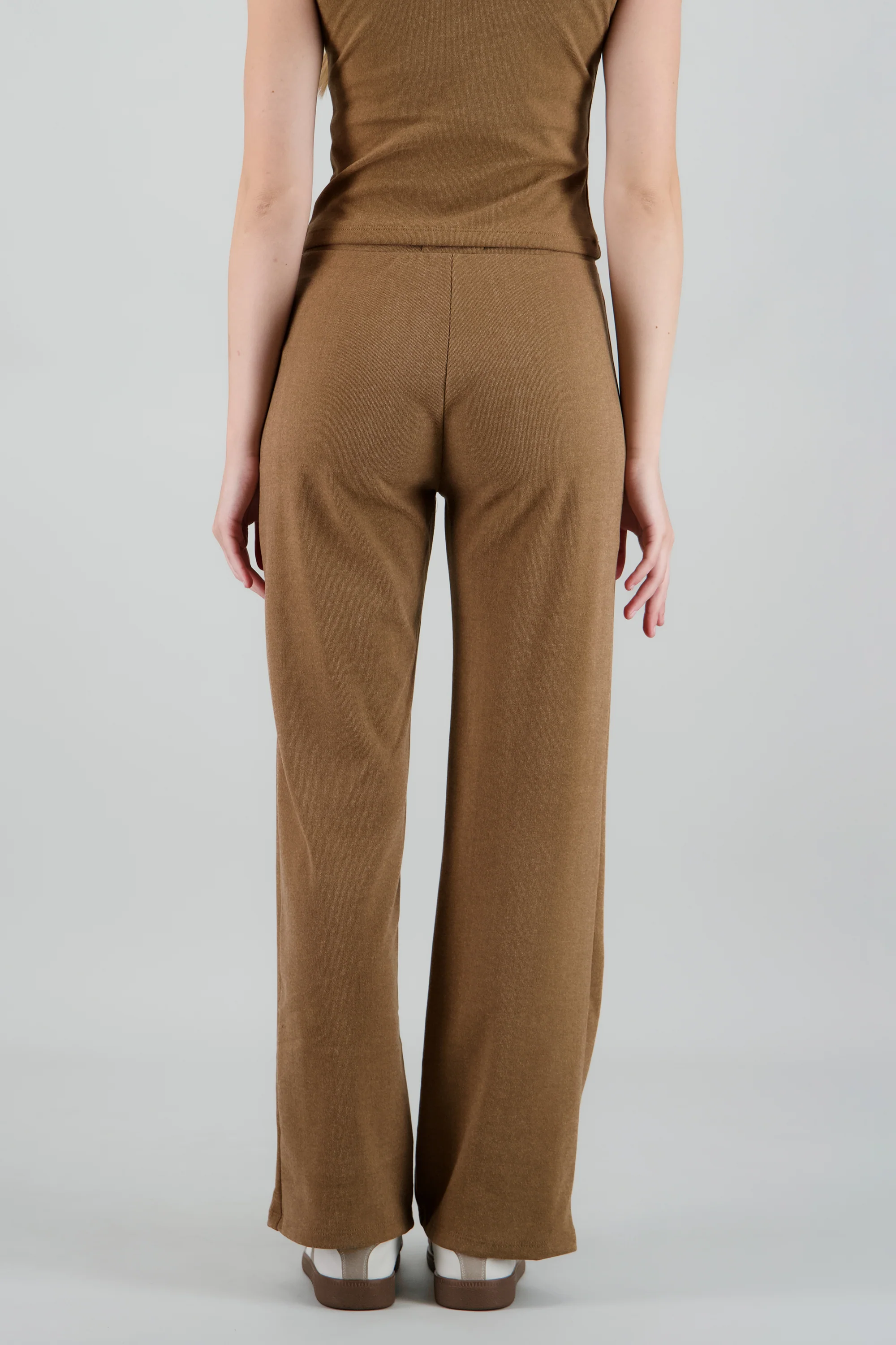 Pantalon liso recto rib - Image 4