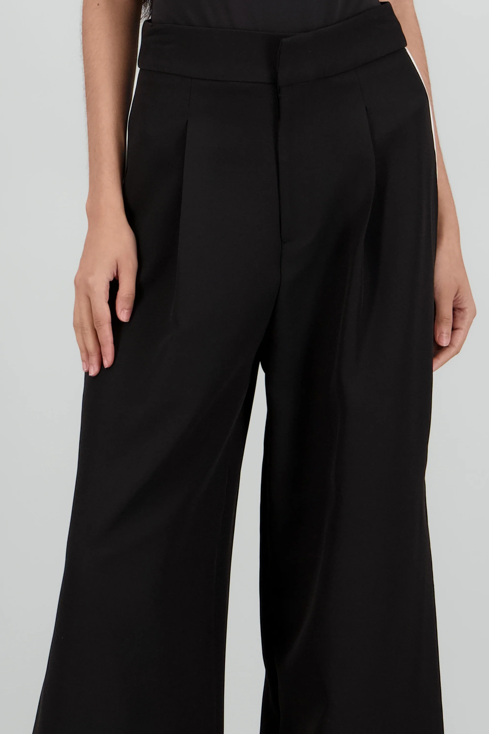 pantalon palazzo contraste - Image 5