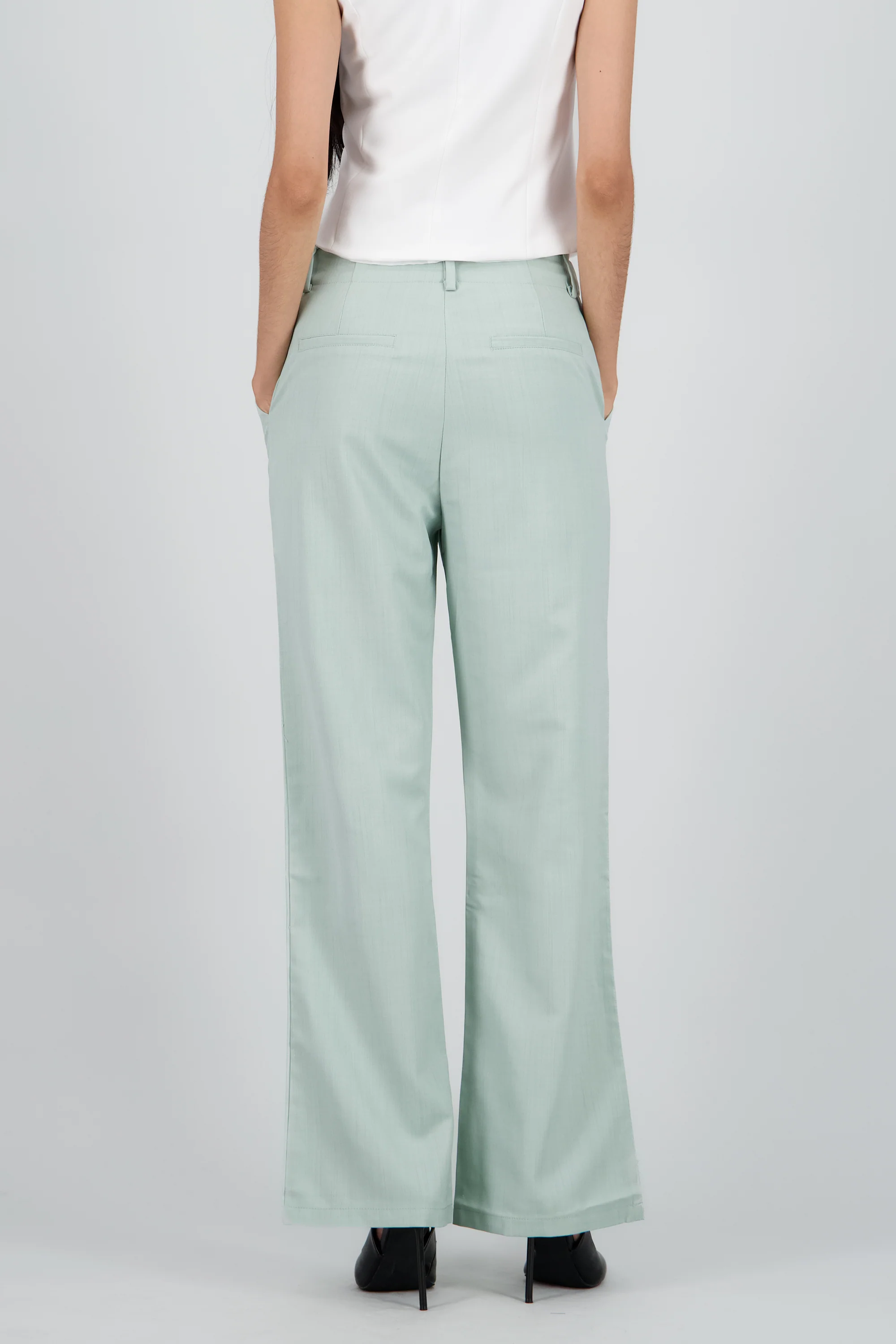 Pantalon recto liso - Image 4