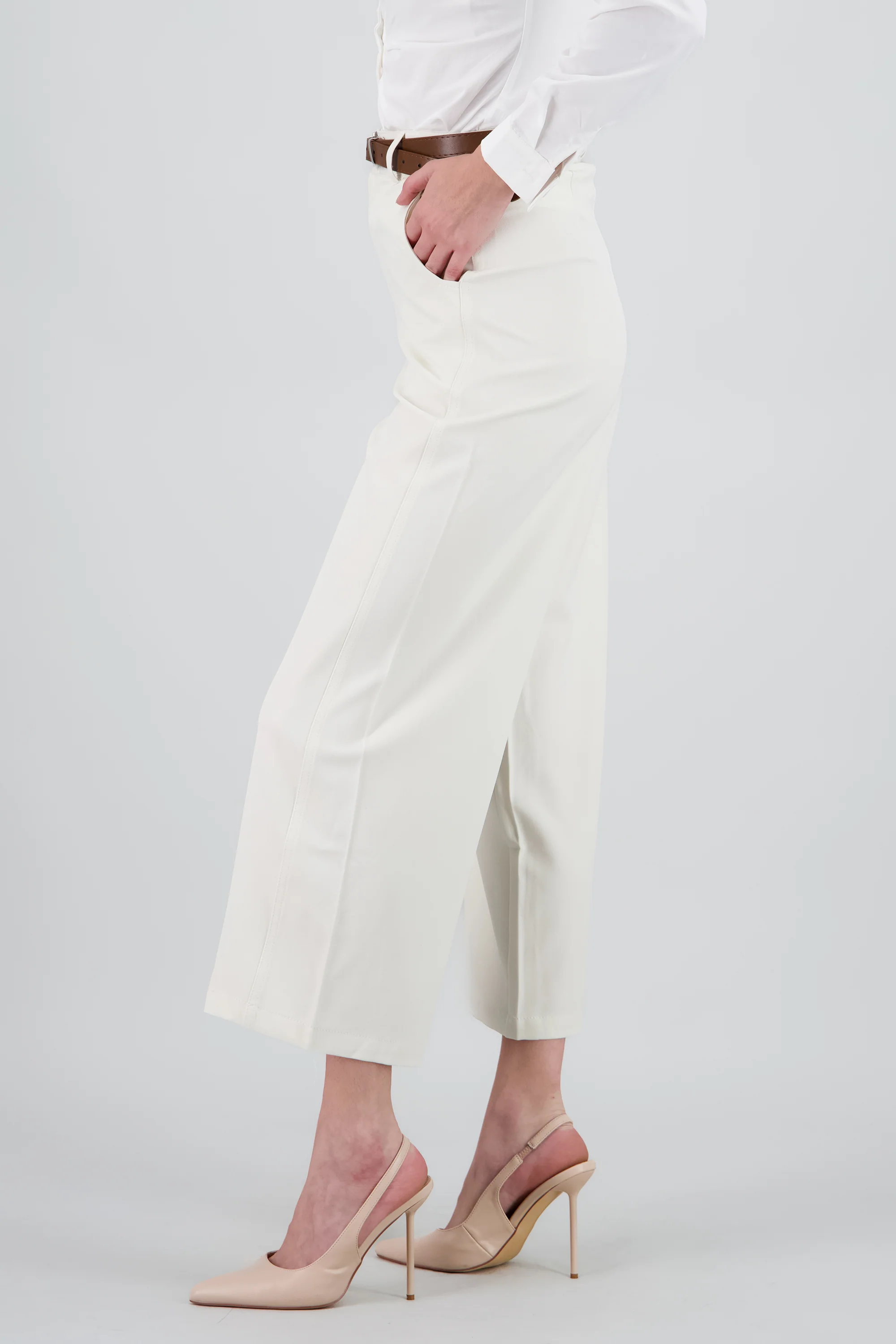 Pantalon sastre básico con cinturon - Image 3