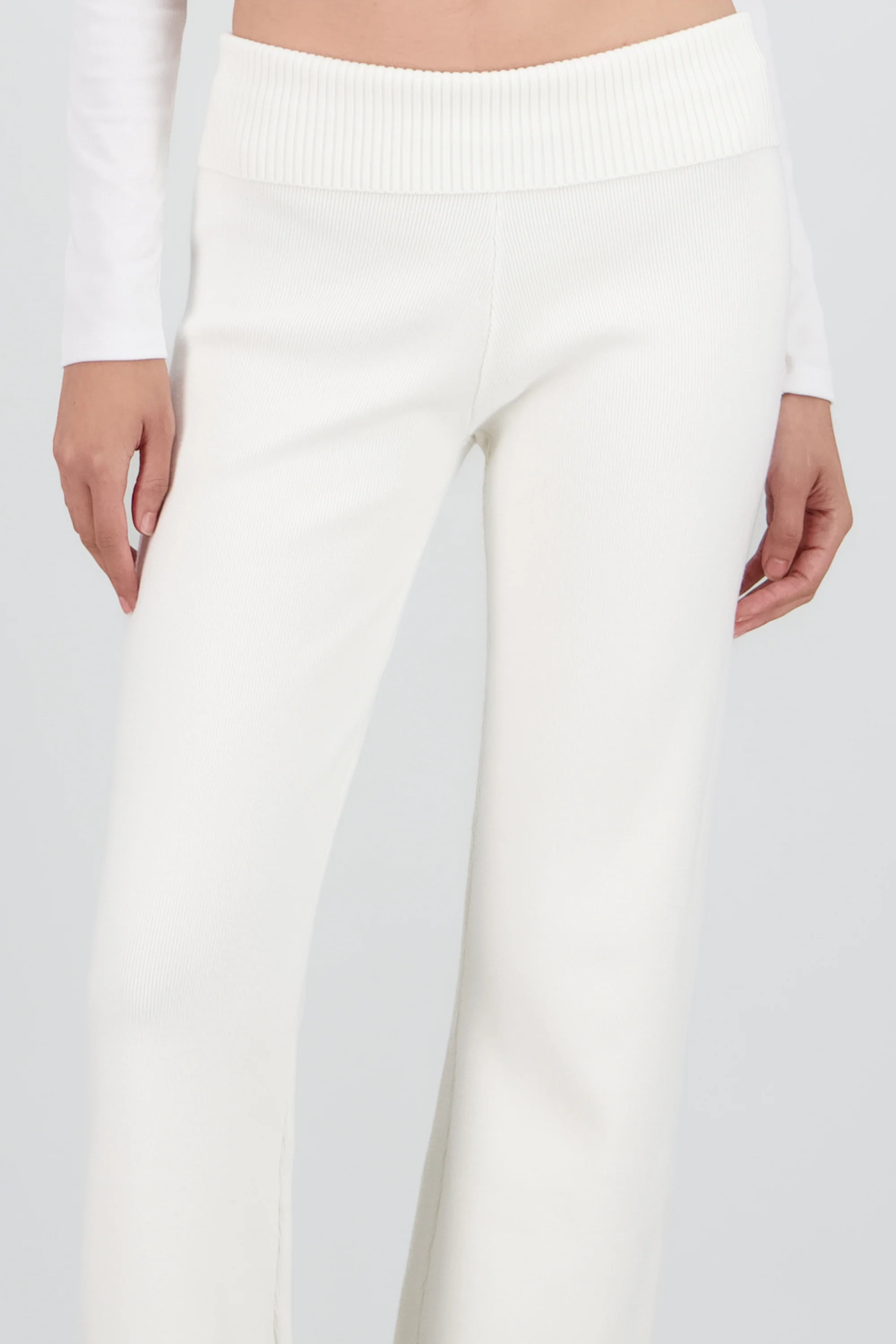 Pantalon tejido con dobladillo - Image 5