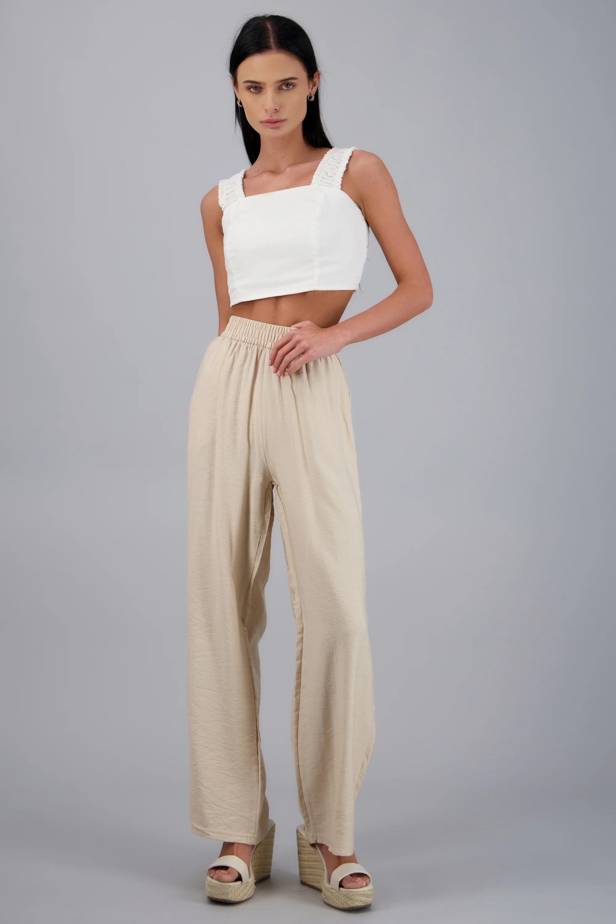 Pantalon textura con bolsas - Image 2
