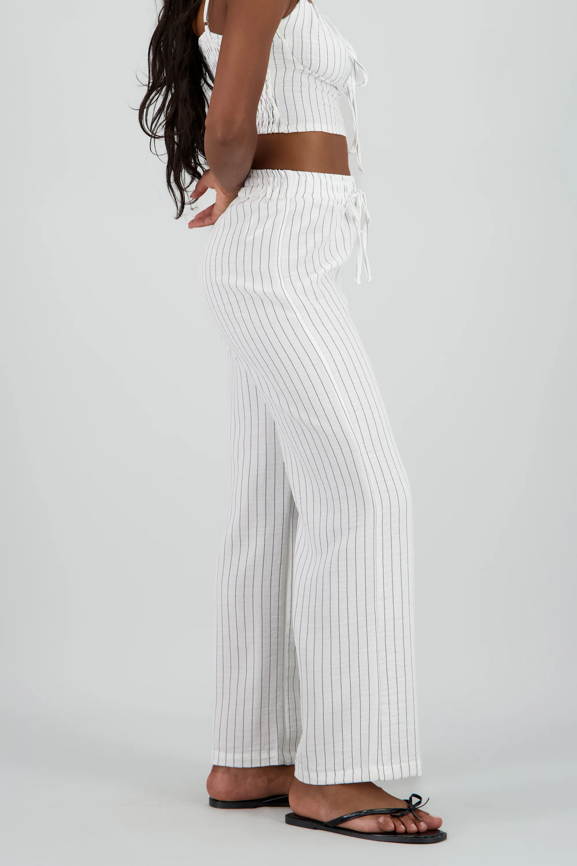 Pantalon textura jareta lineas - Image 3