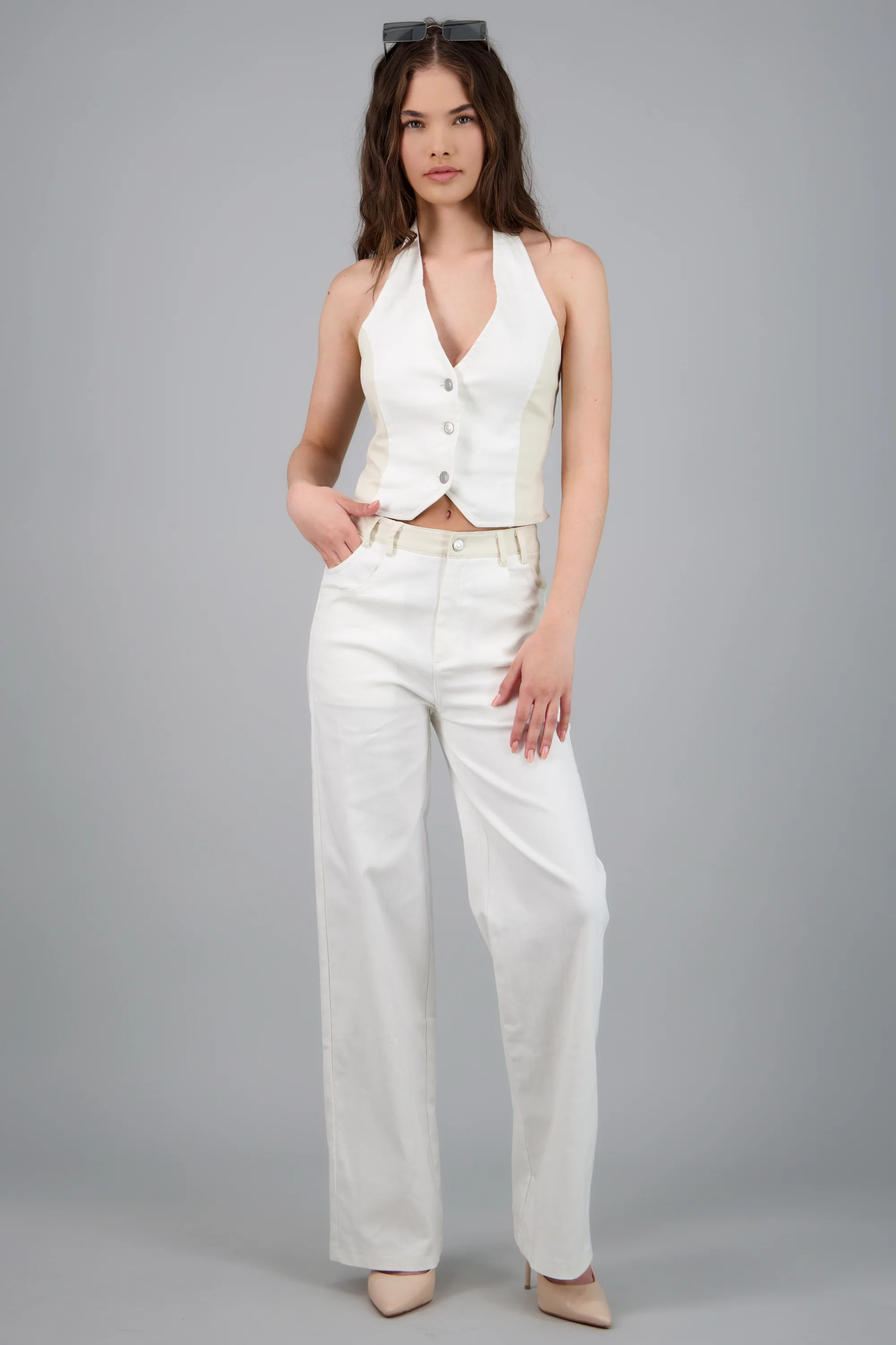 Pantalon vestir recto