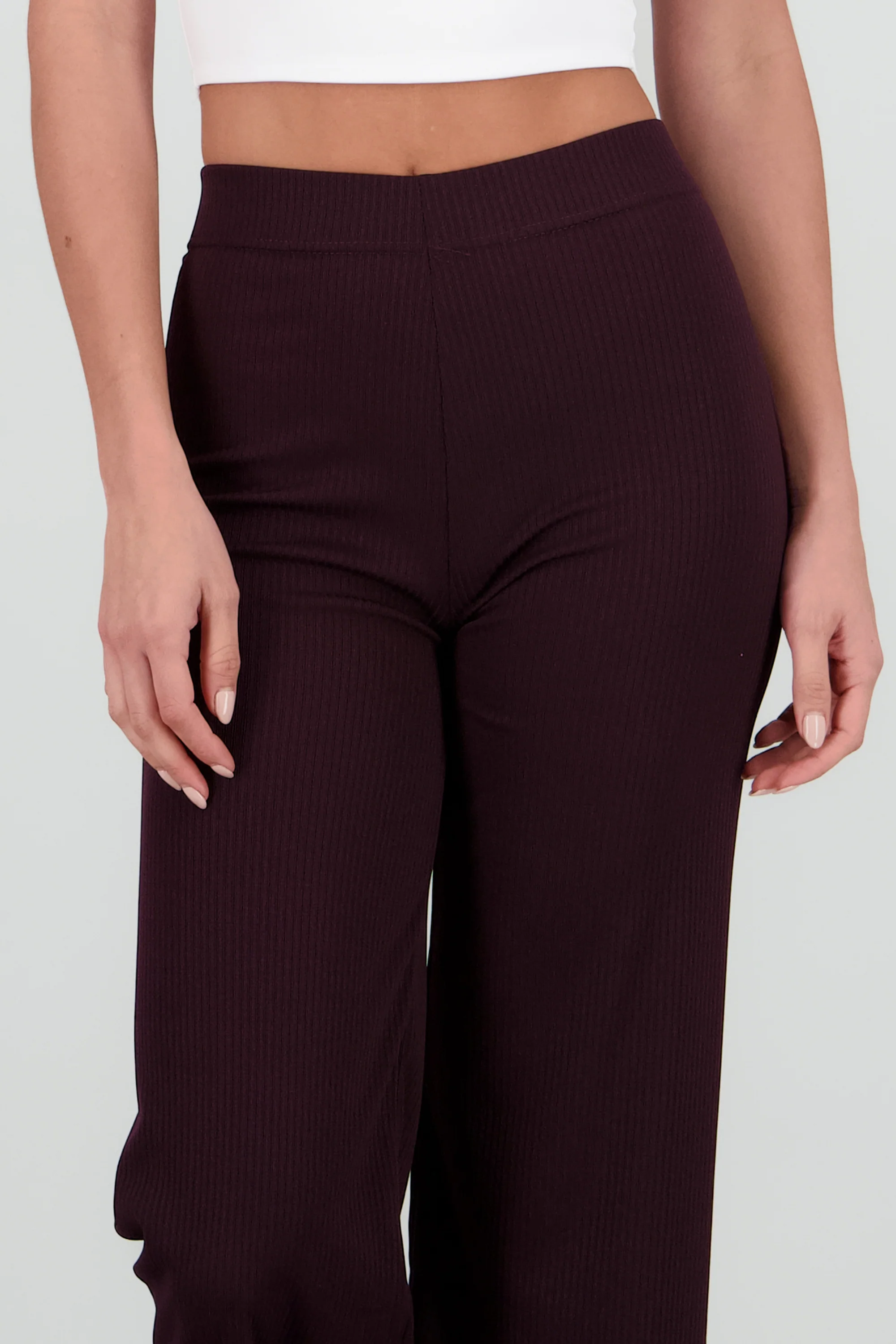 Pantalón wide leg acanalado - Image 5