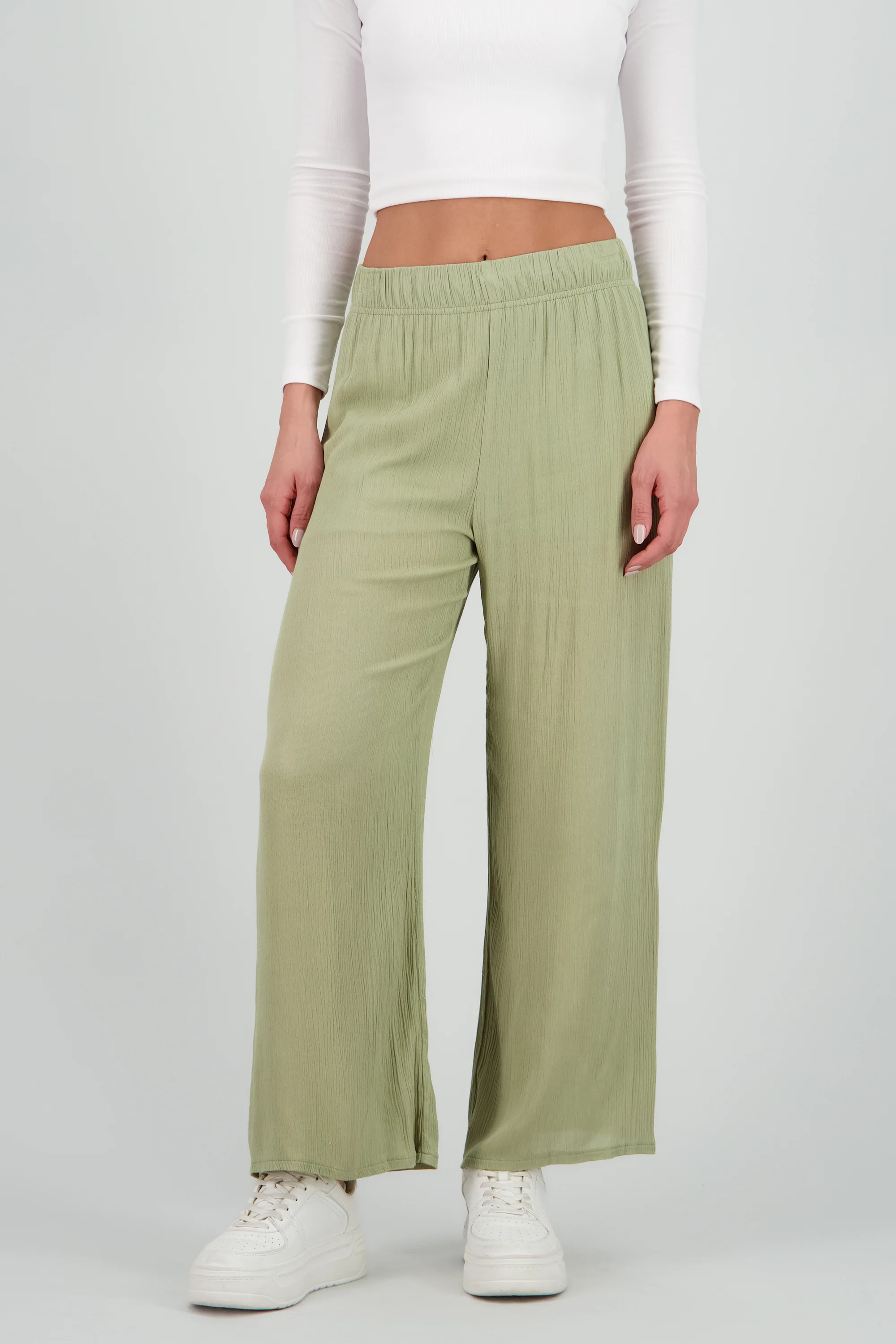Pantalón Wide Leg Cintura Elástico - Image 2