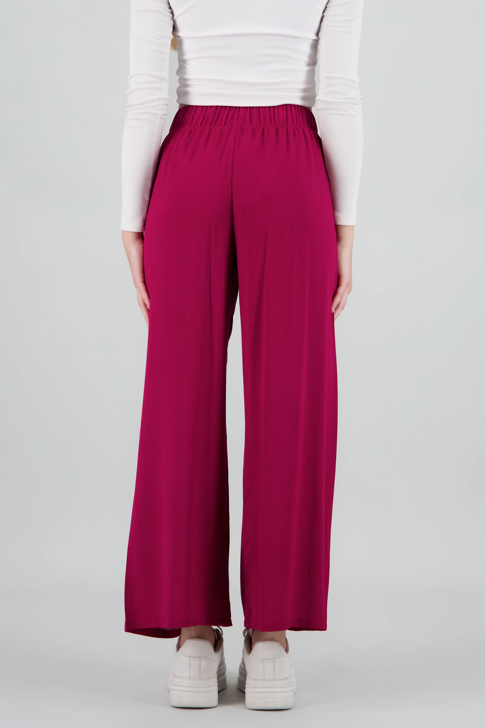 Pantalón Wide Leg Cintura Elástico - Image 4