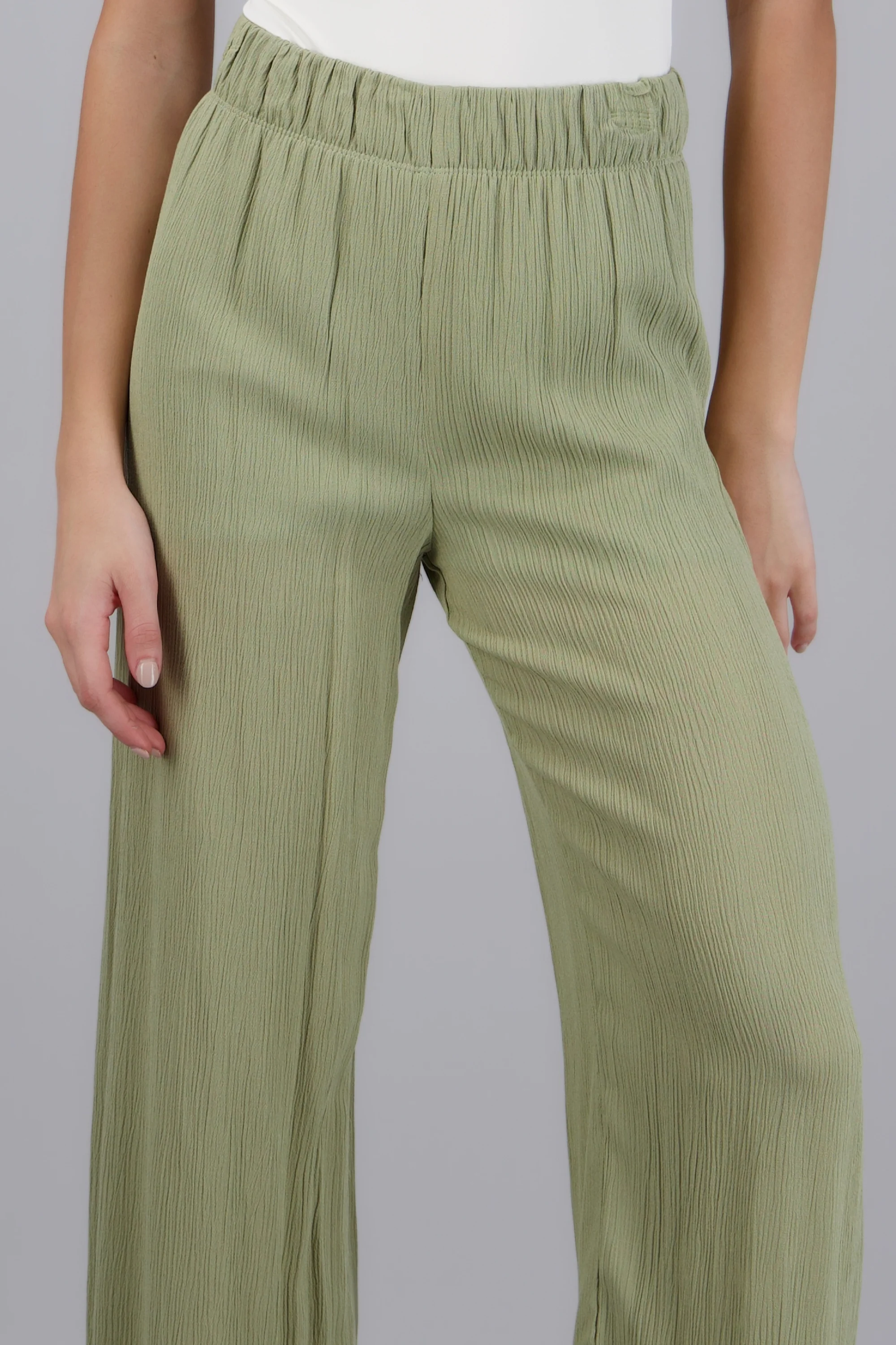Pantalón Wide Leg Cintura Elástico - Image 5