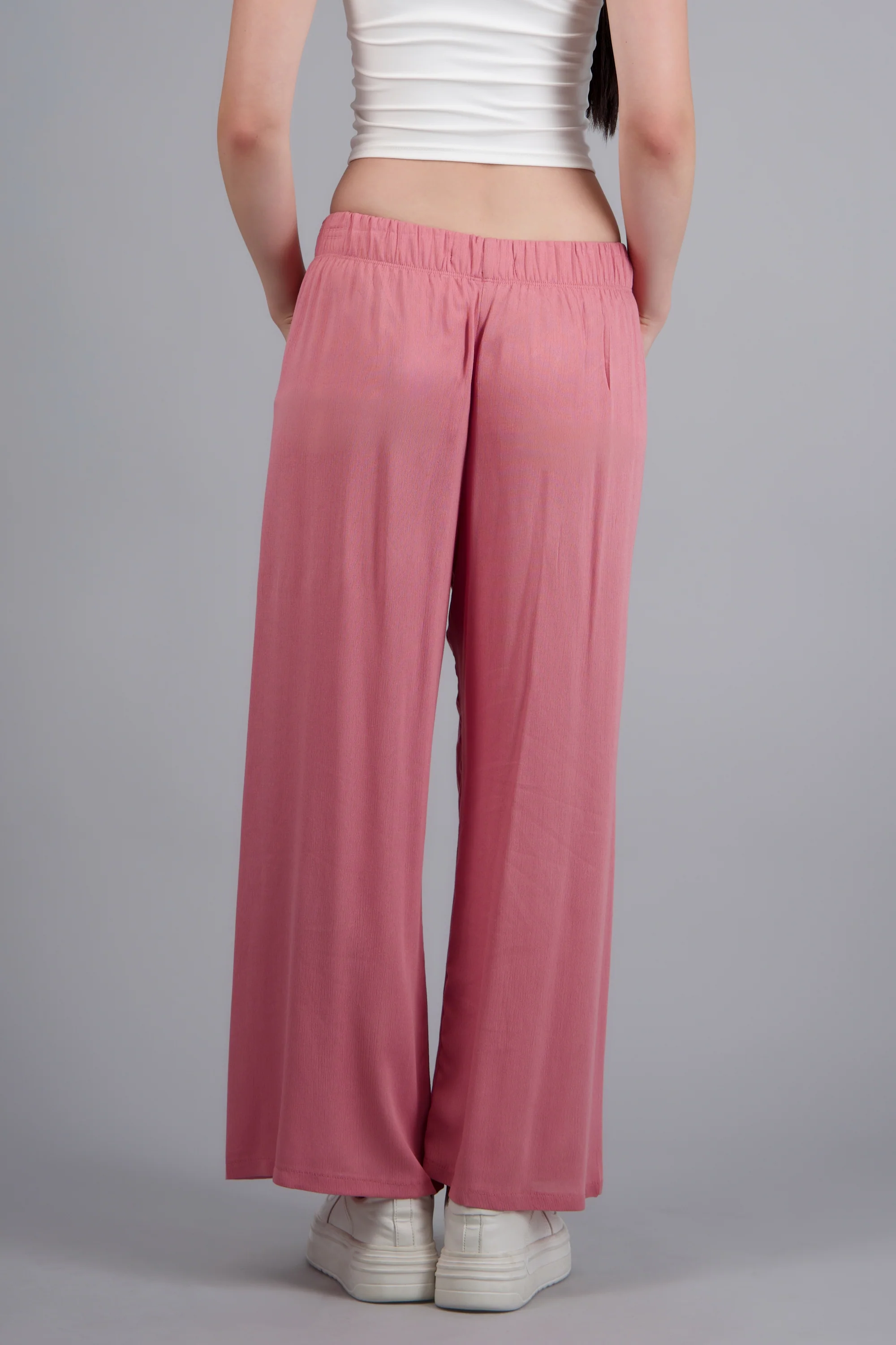 Pantalón Wide Leg Cintura Elástico - Image 3