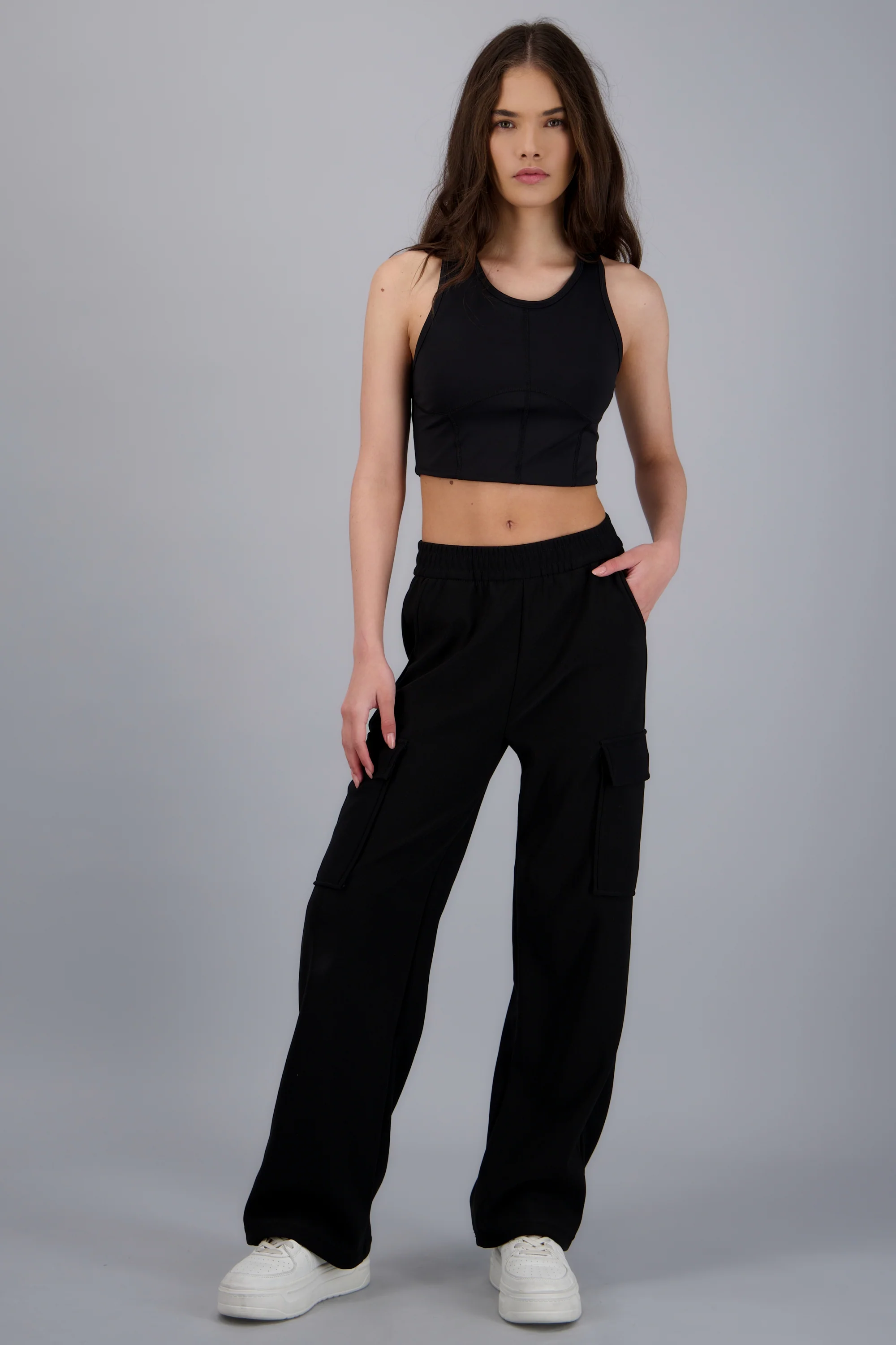 Pants cargo tacto suave
