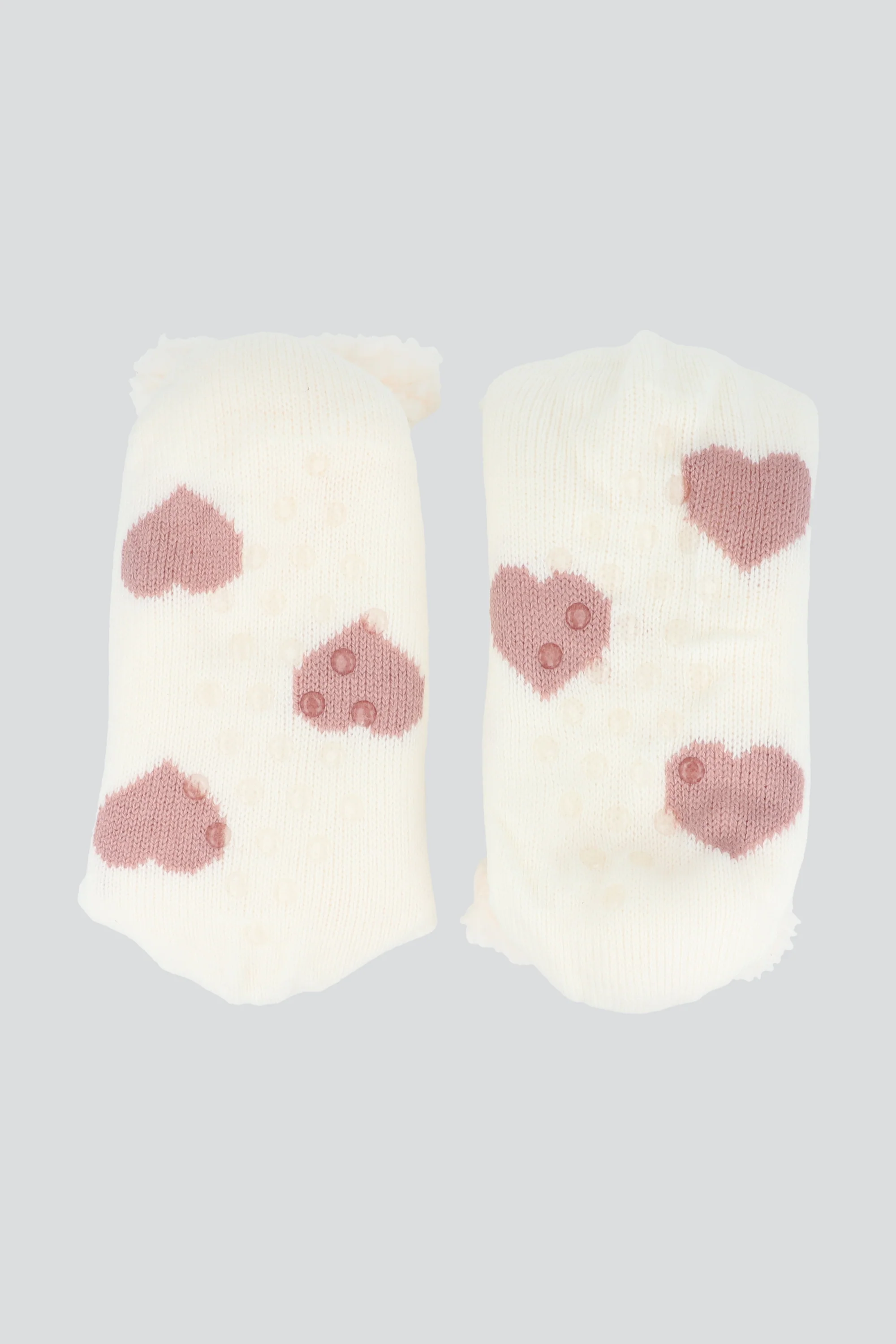 Calcetines de invierno print corazones - Image 2