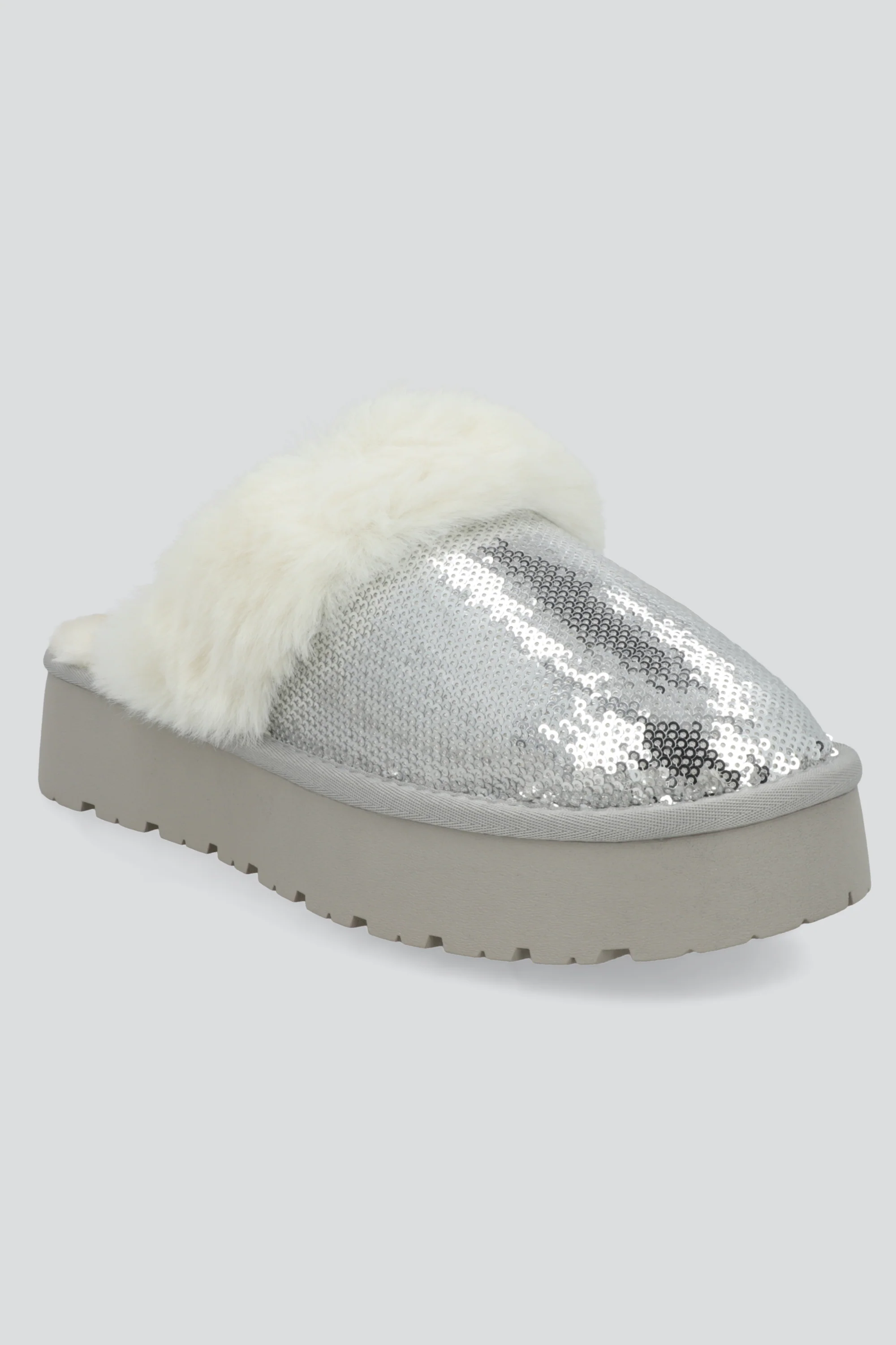 Pantufla peluda mula lentejuela - Image 4