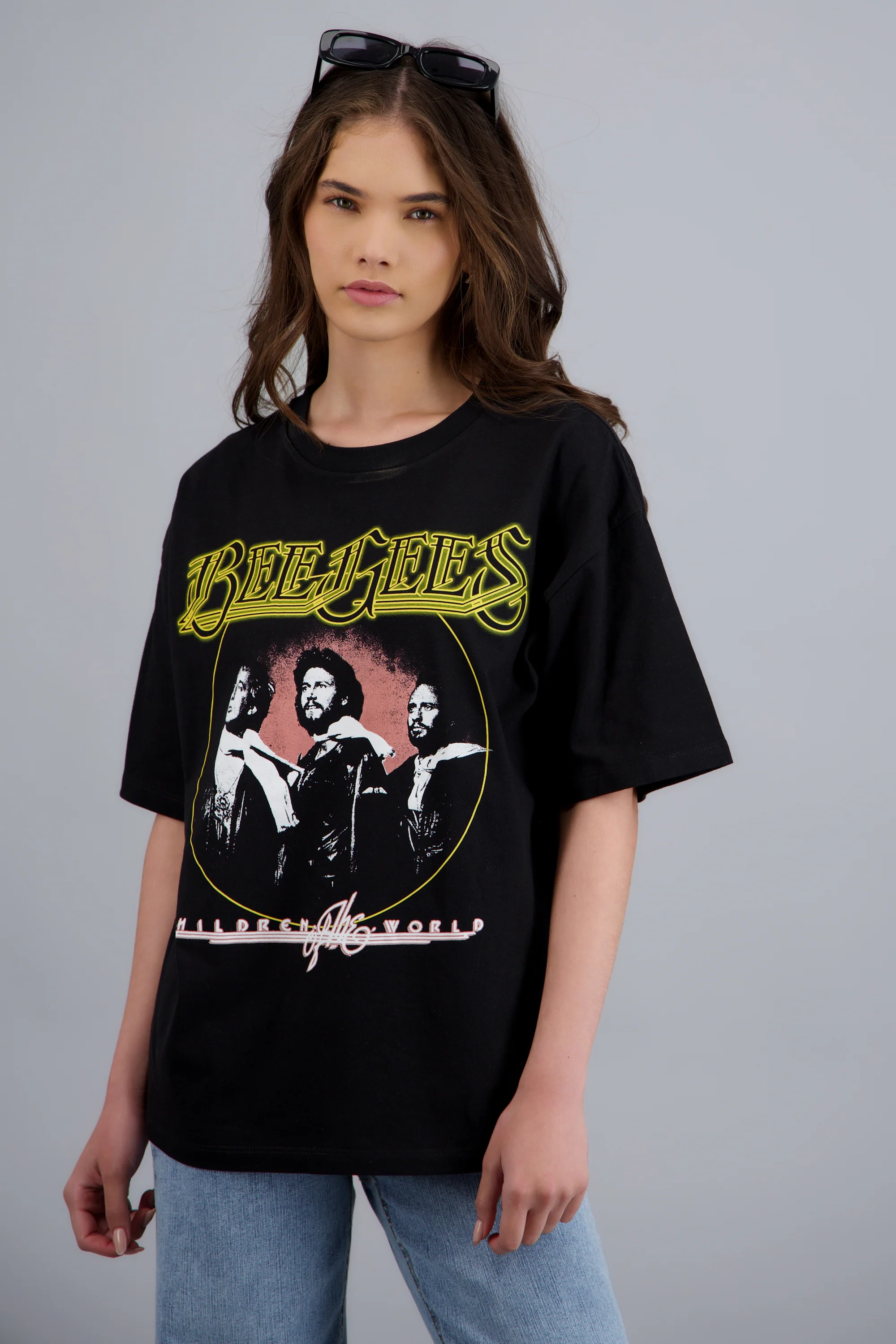 Playera Bee gees cover manga corta - Image 2