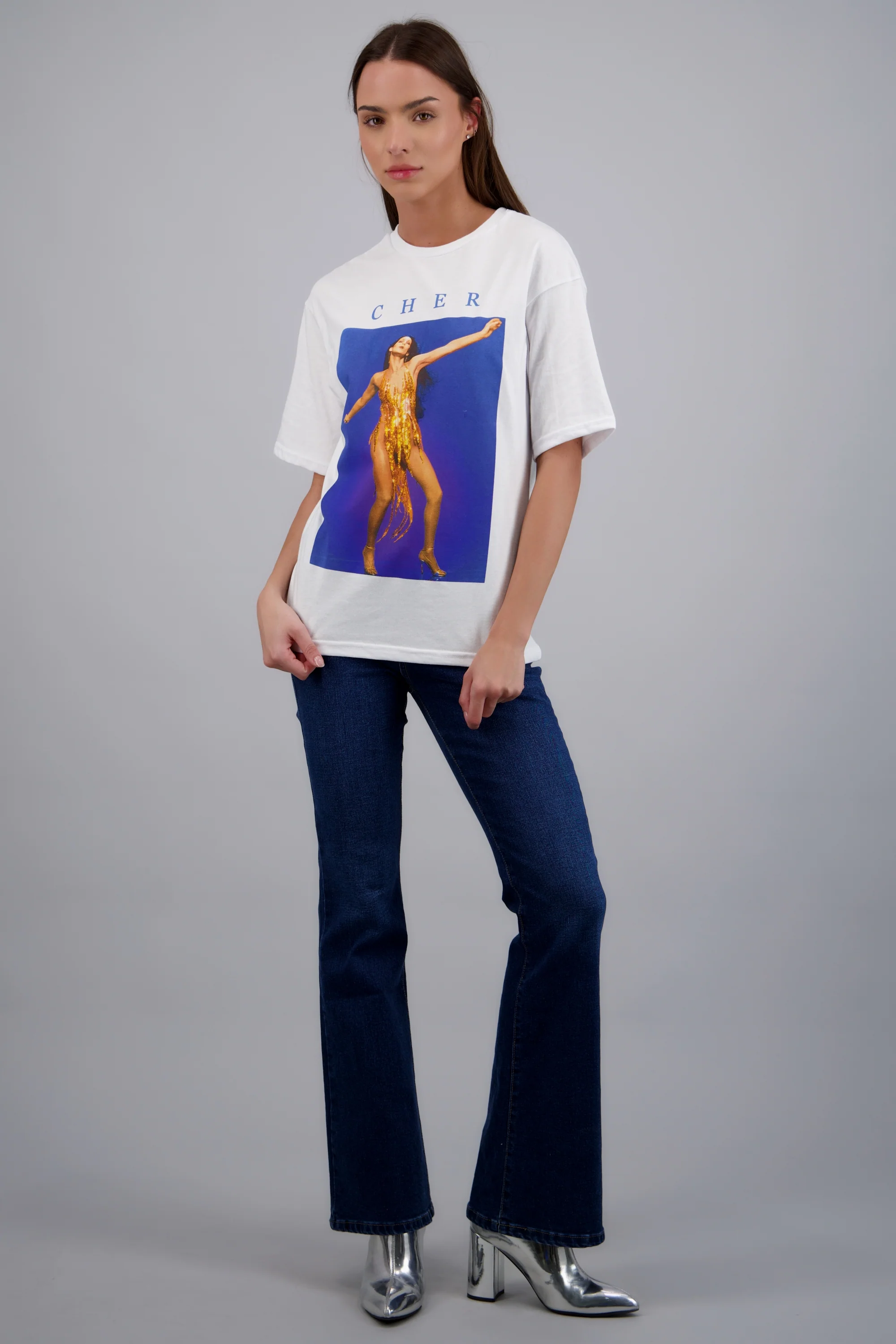 Playera Cher manga corta