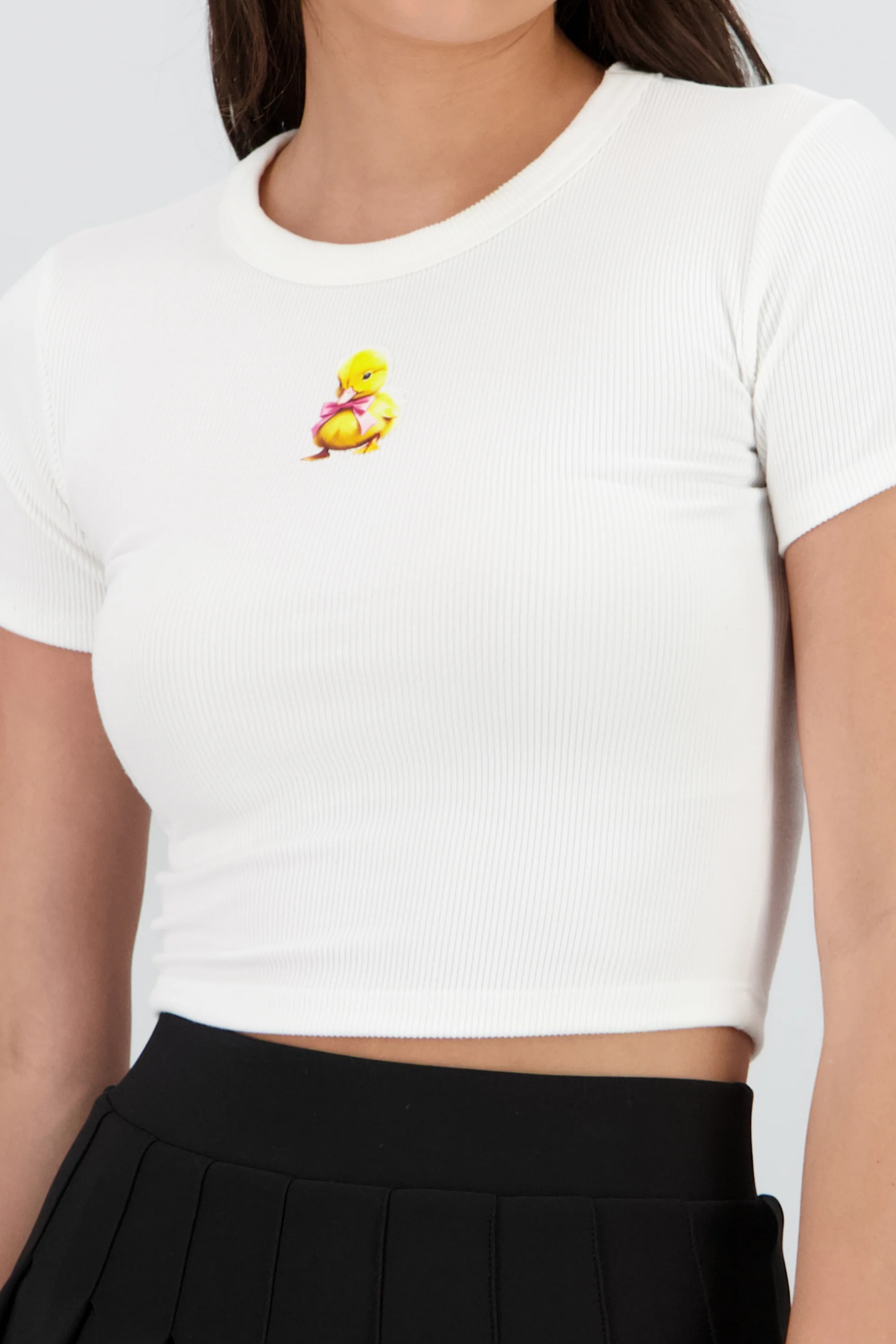 Playera corta estampado pato - Image 5