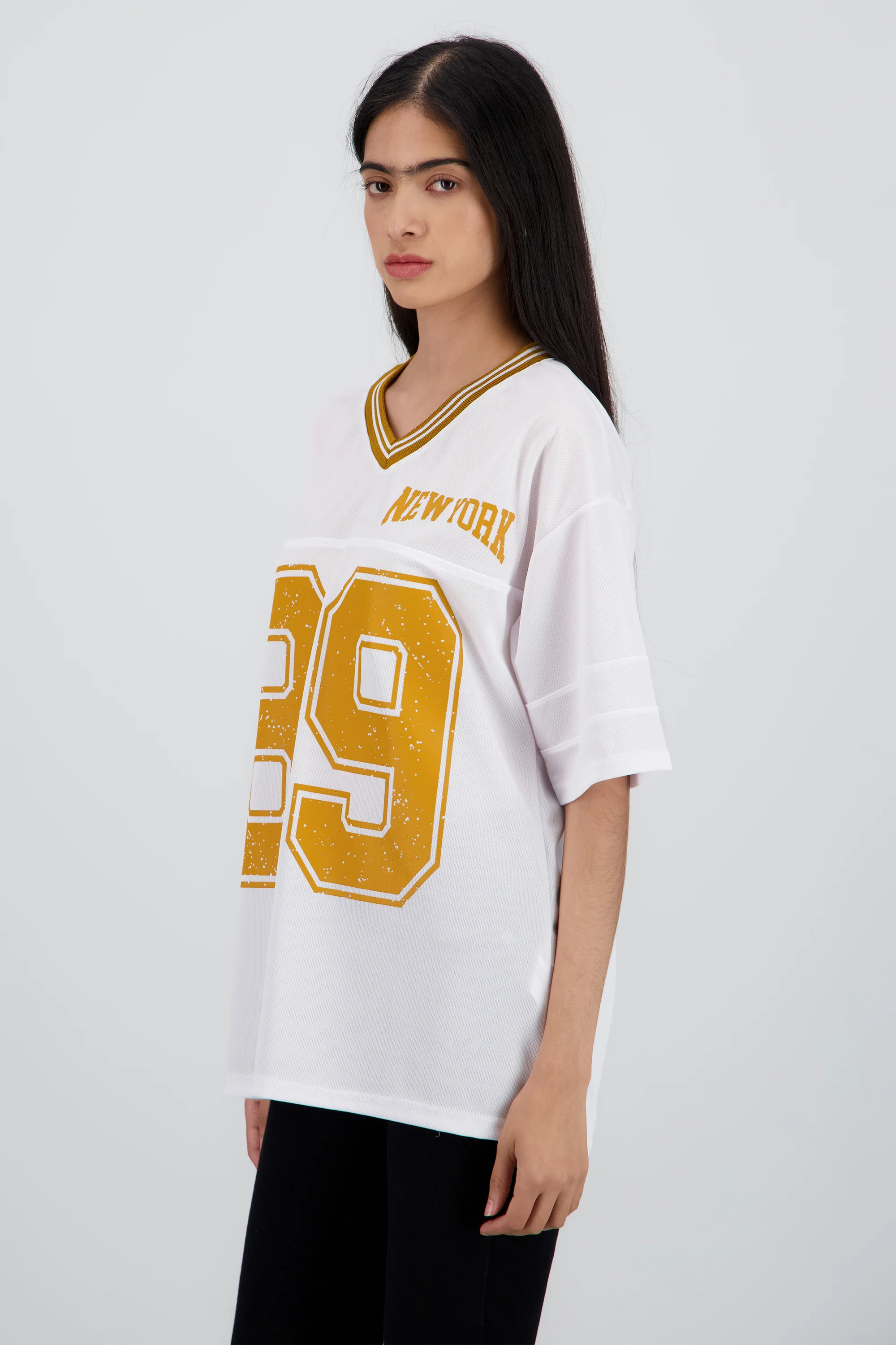 Playera oversized estampado numero - Image 3