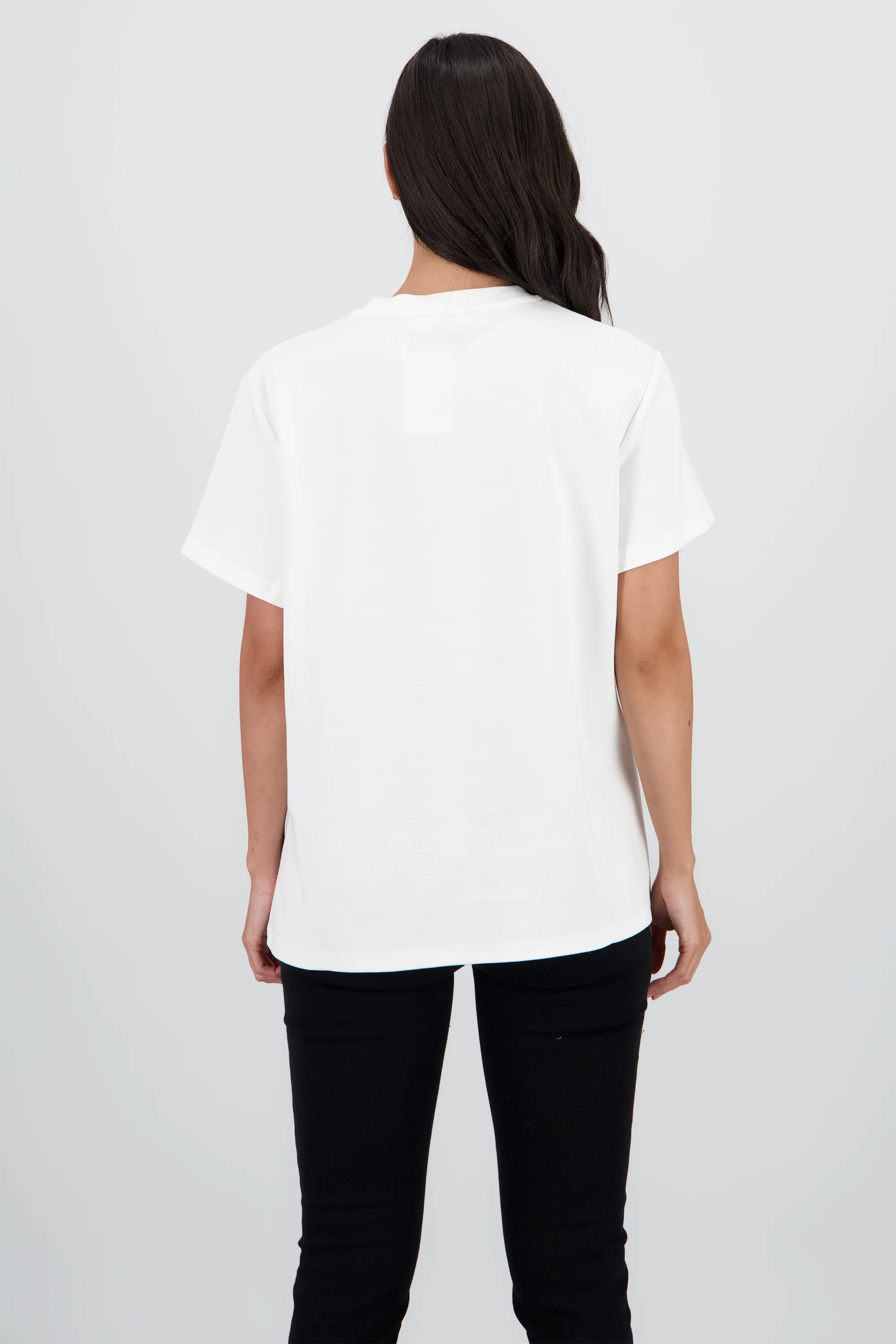 Playera oversize manga corta estampado granada - Image 4