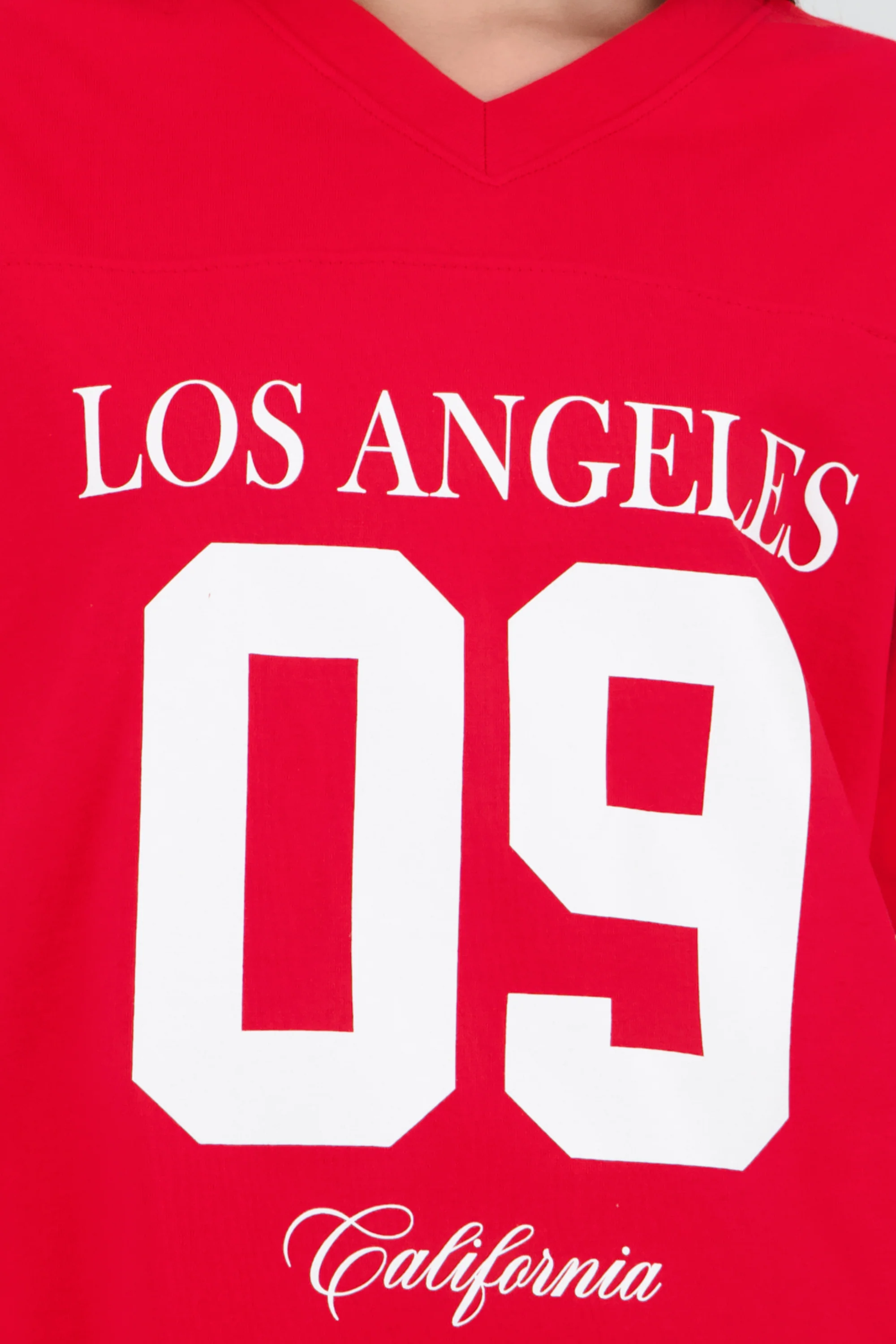 Playera oversized estampado los angeles - Image 5