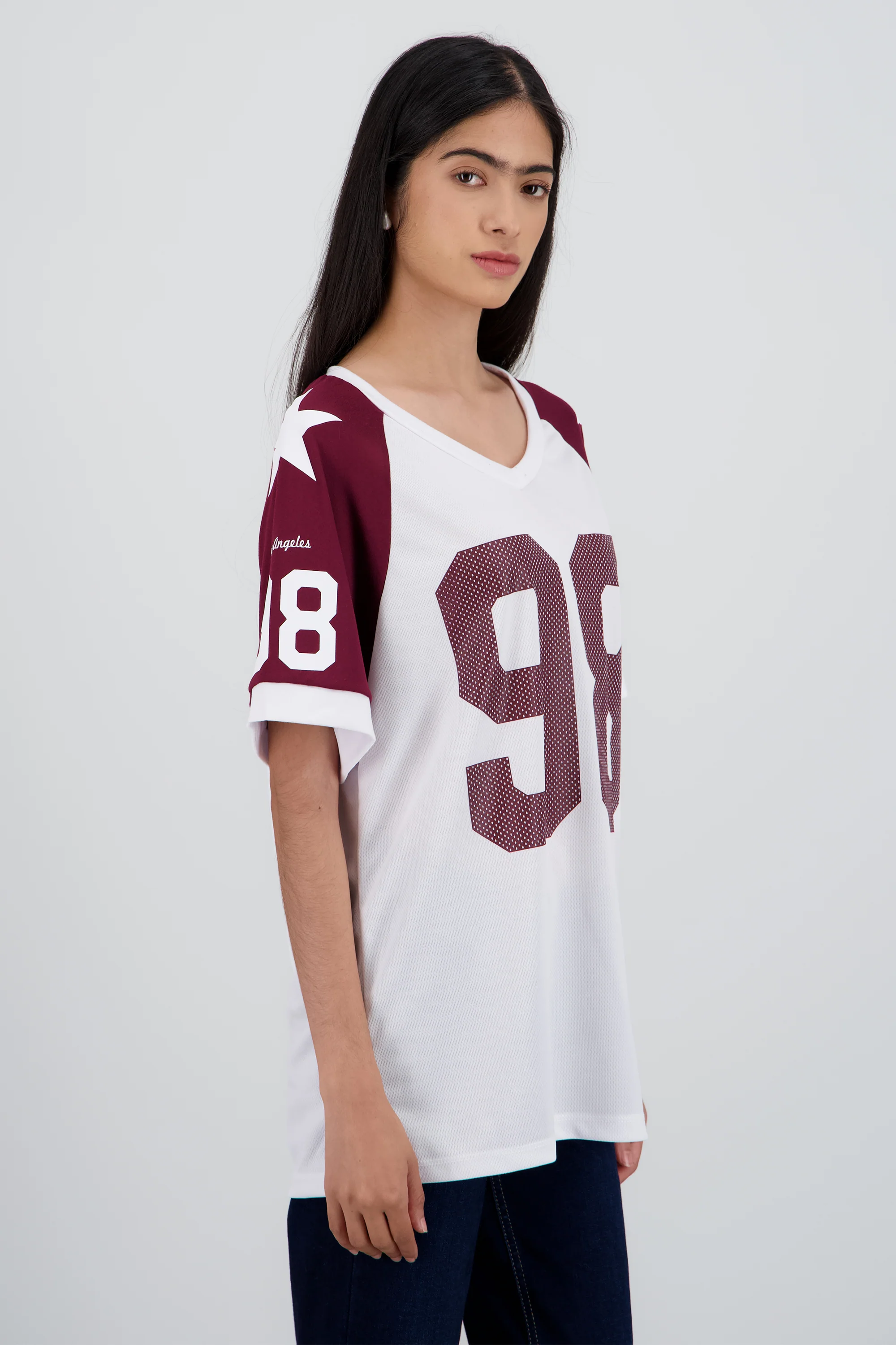 Playera oversized numero contraste - Image 3