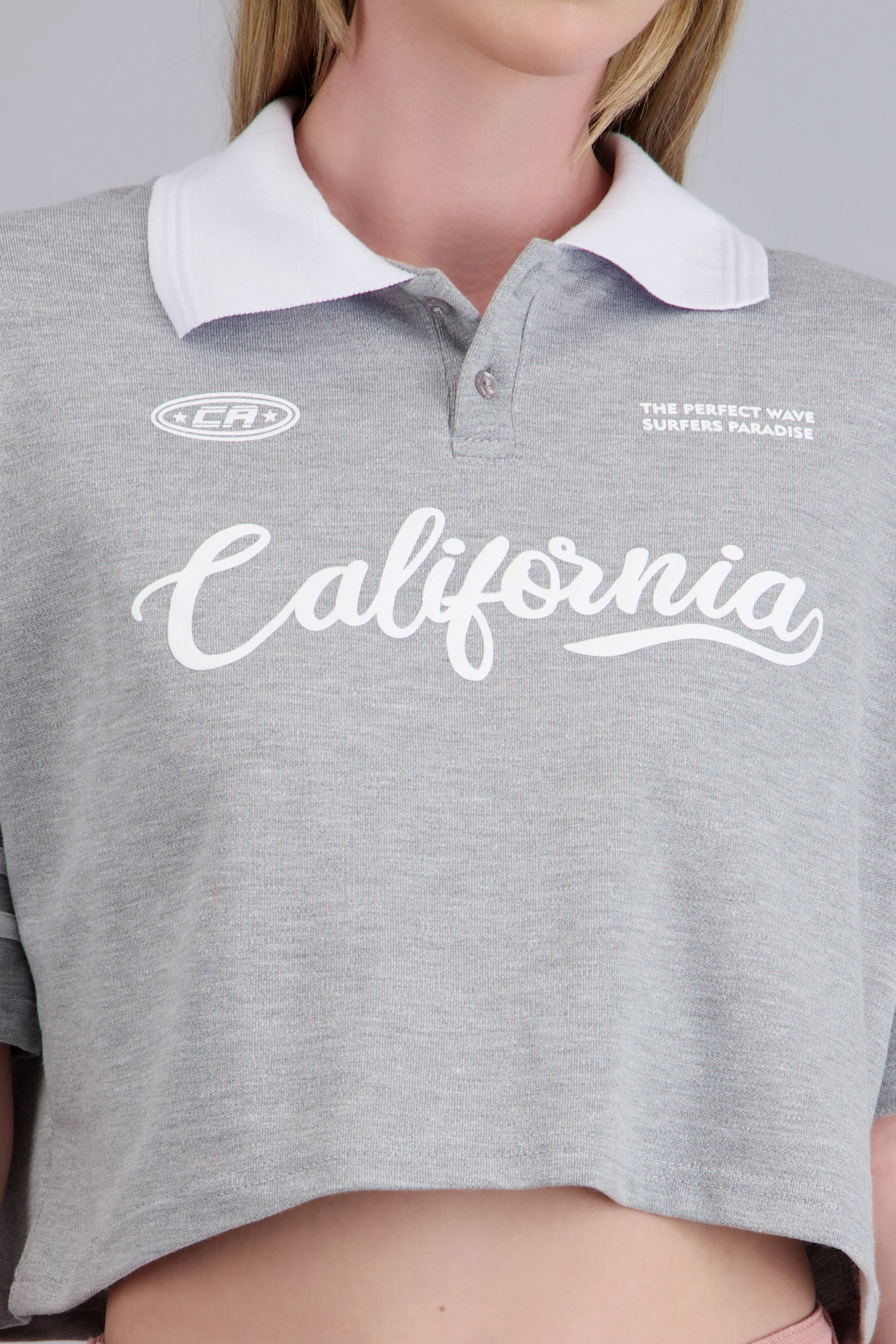 Polo boxy contraste California - Image 5
