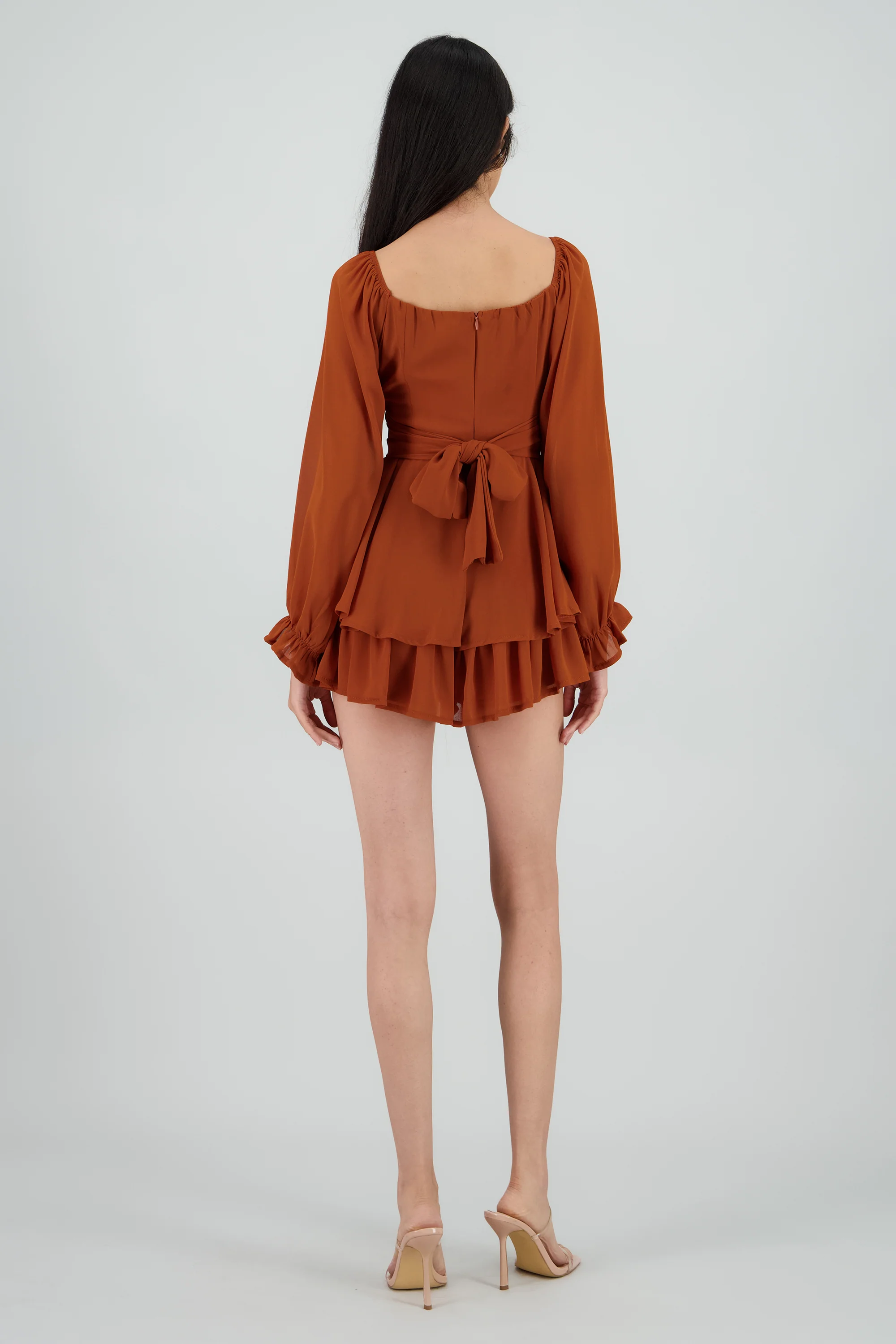 Romper mini manga larga mesh - Image 4