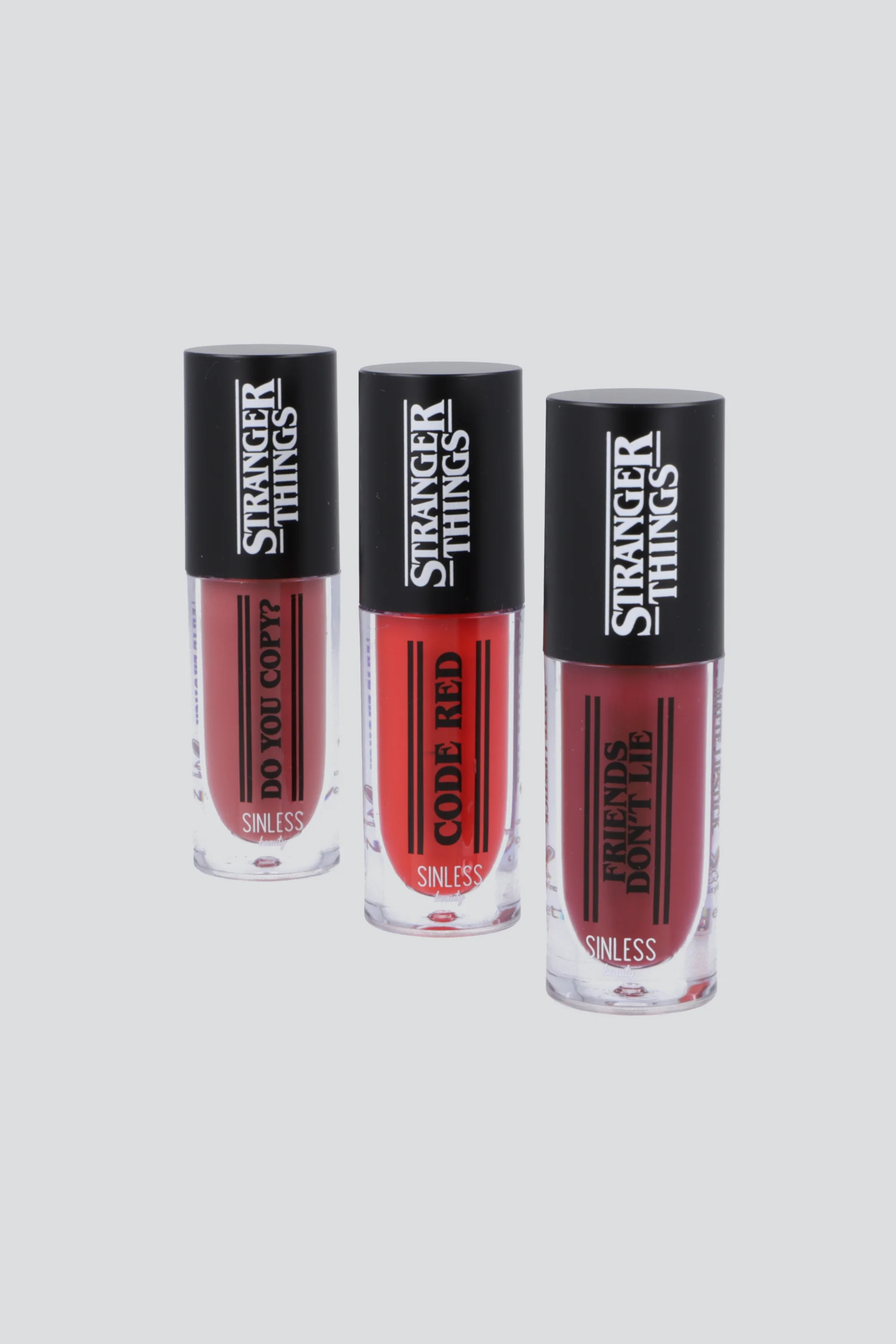 Set 3 labiales matte stranger things