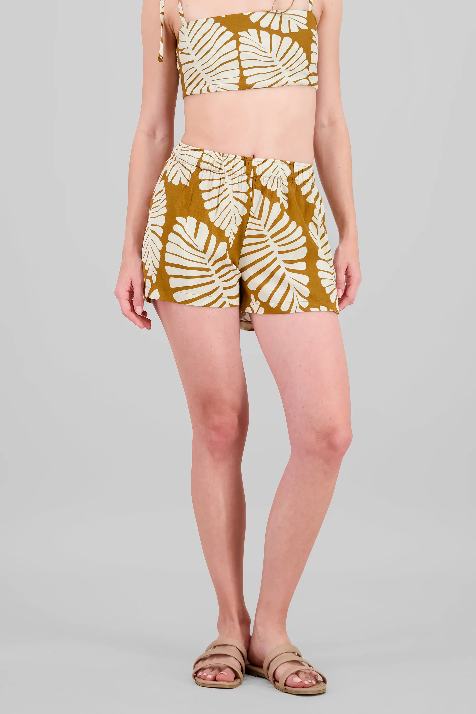 Short bolsas estampado tropical - Image 2