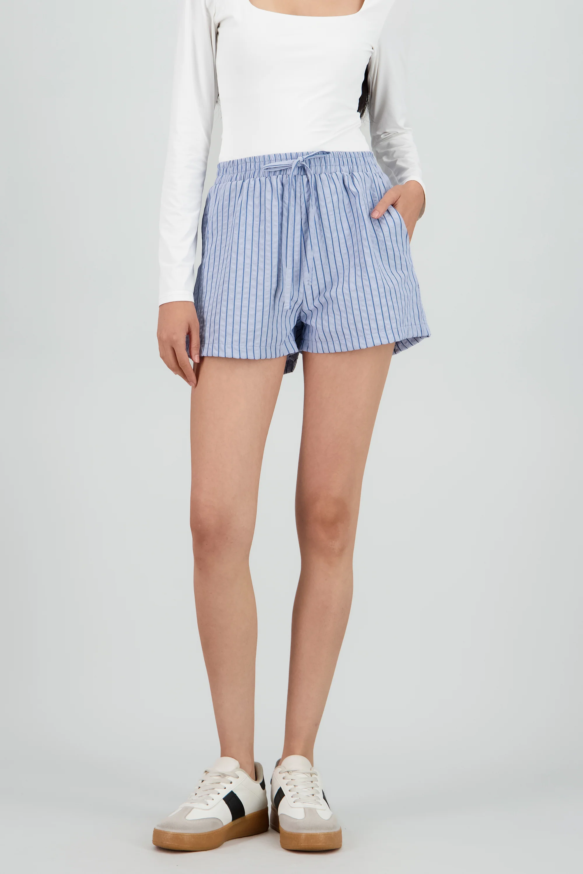 Short rayas detalle resorte - Image 2