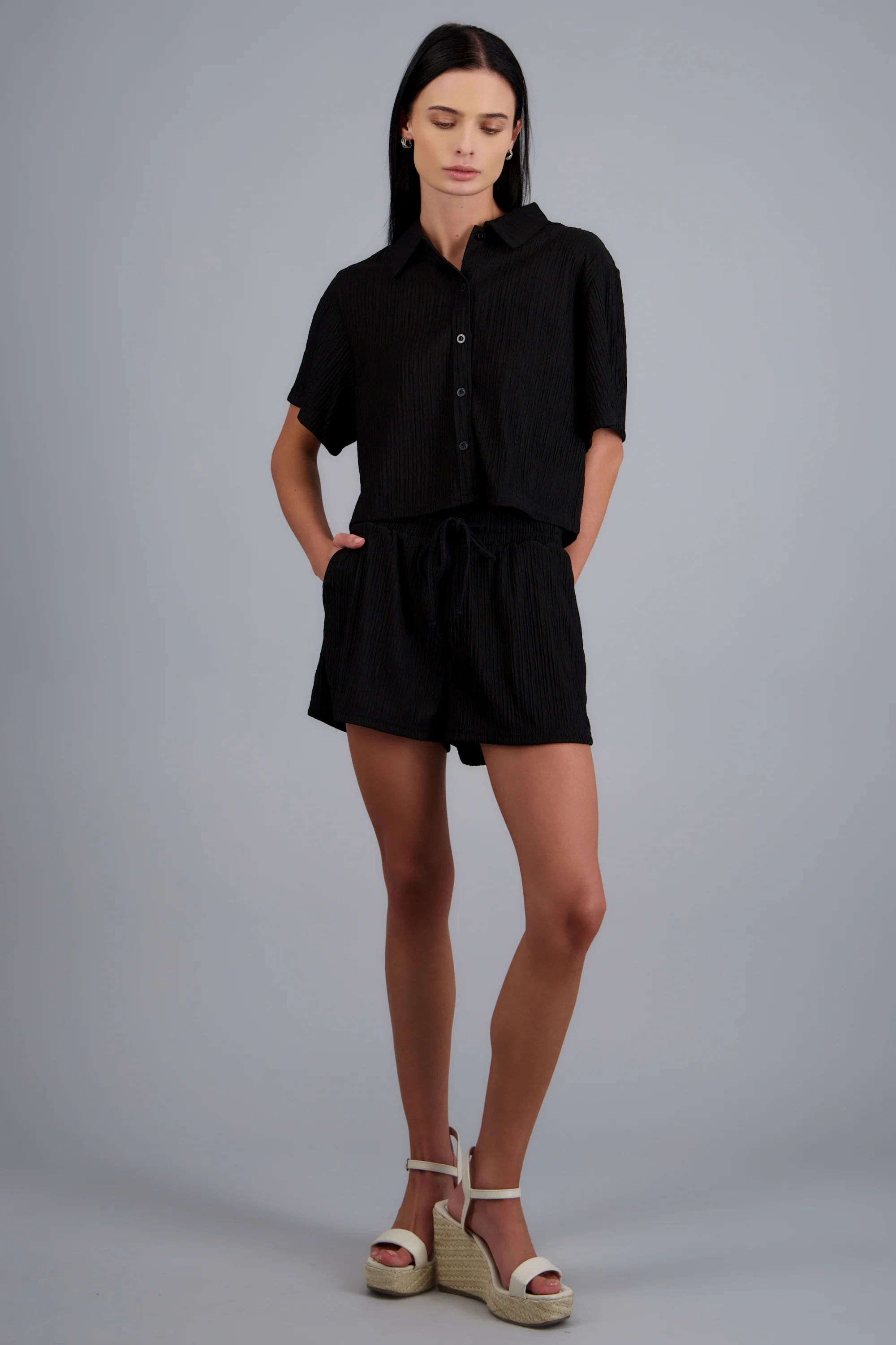 Shorts mini textura - Image 2