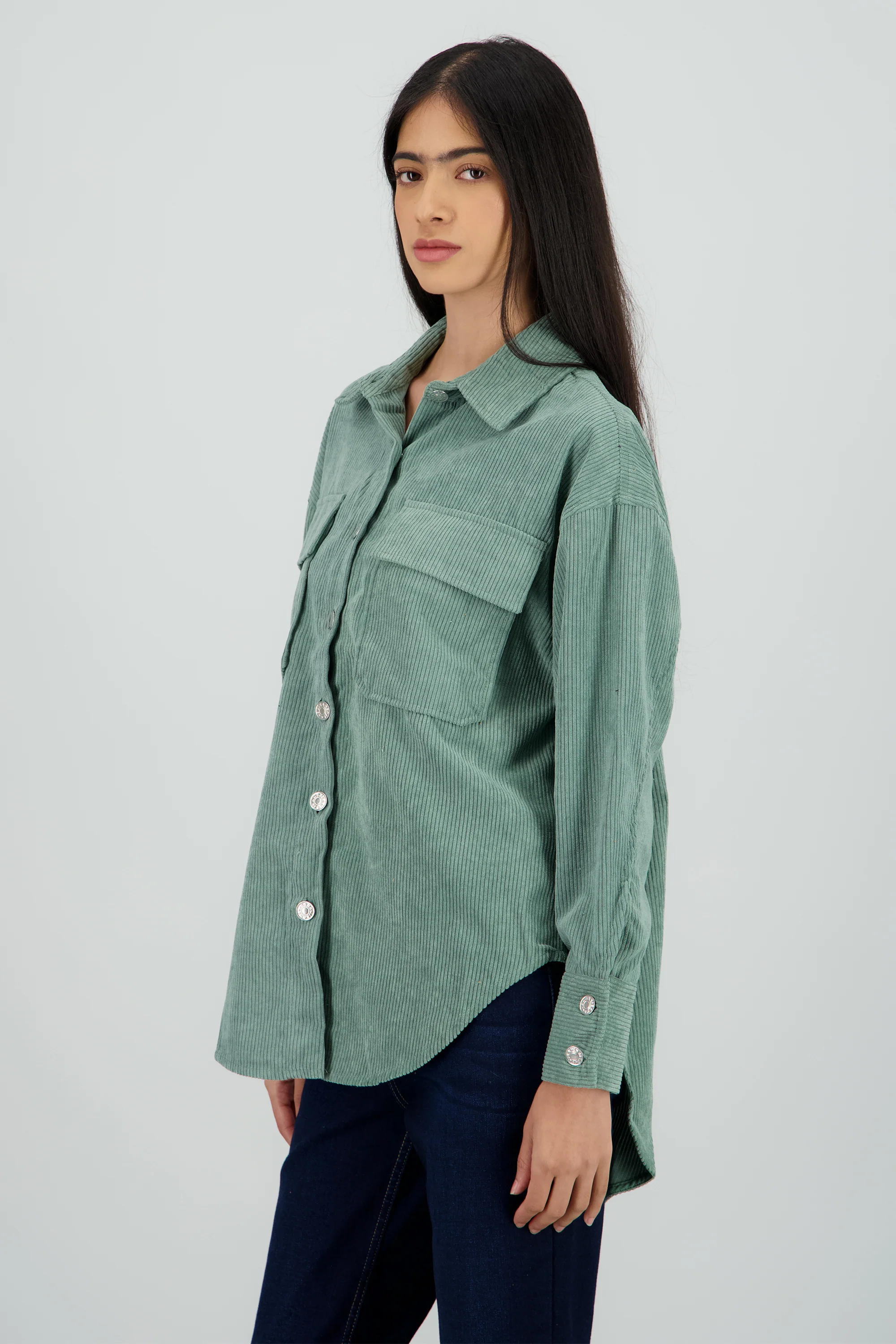 Sobrecamisa oversized pana - Image 3