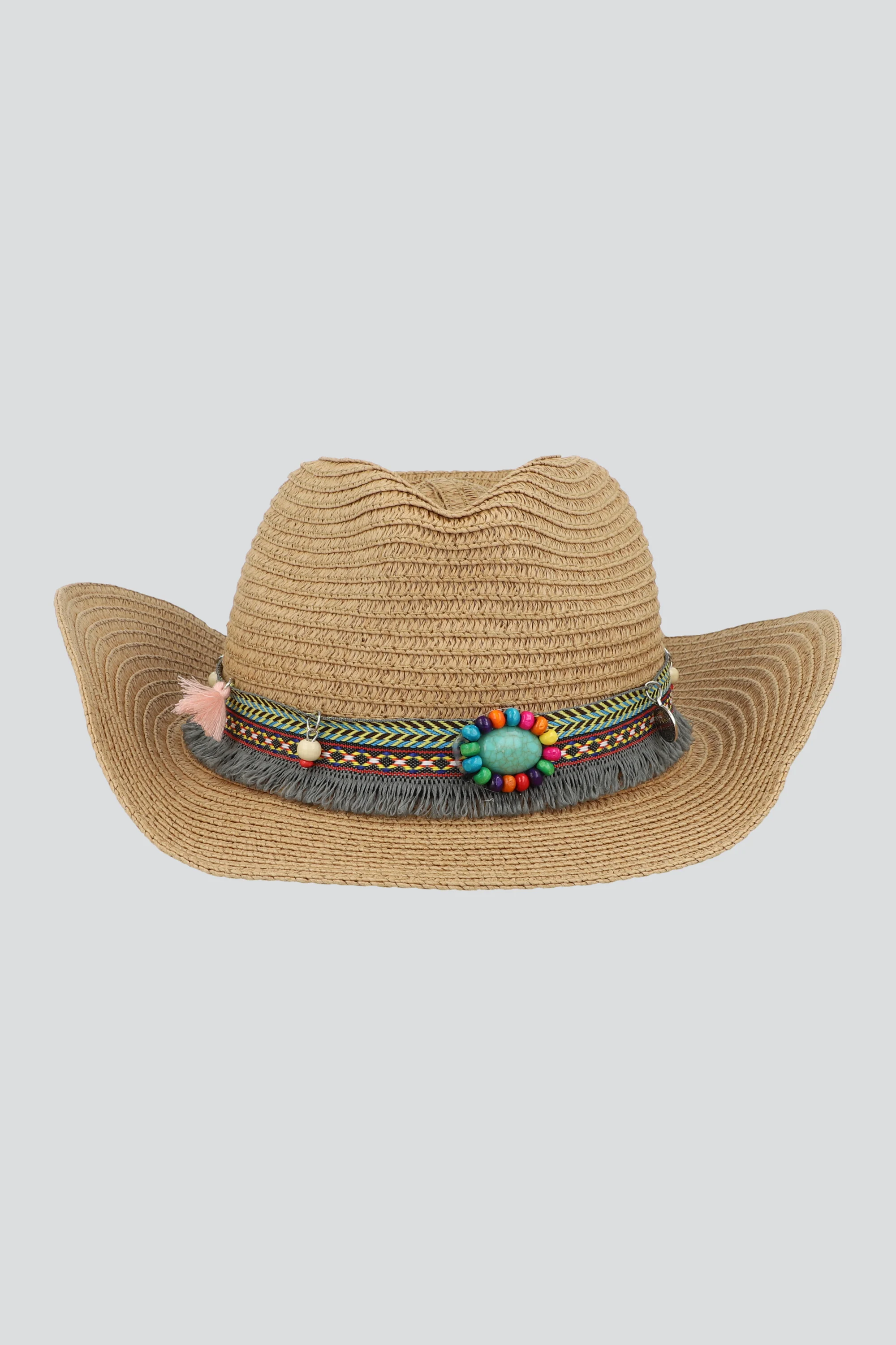 Sombrero panama cinturon boho