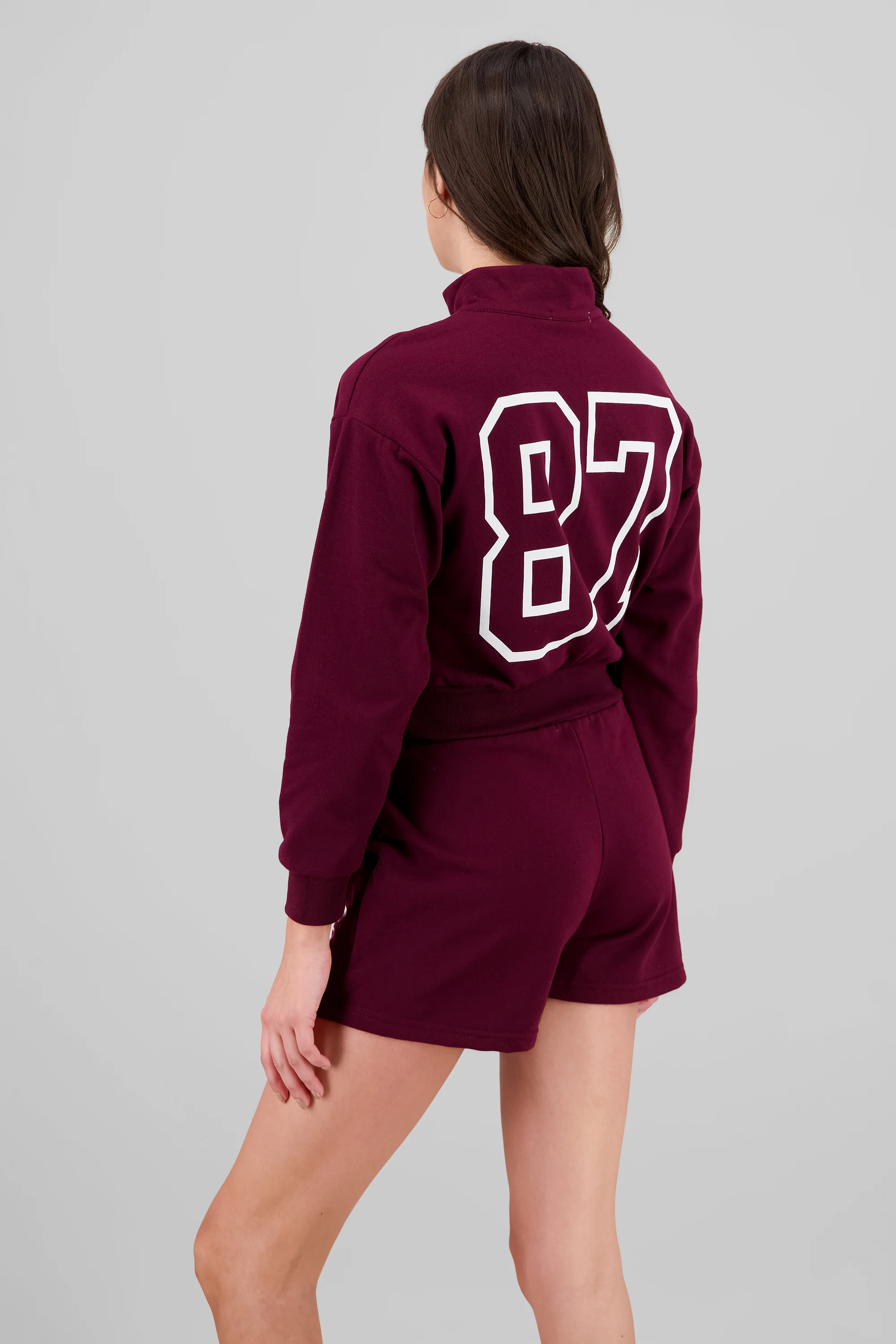 Sudadera brooklyn crop cuello alto - Image 4