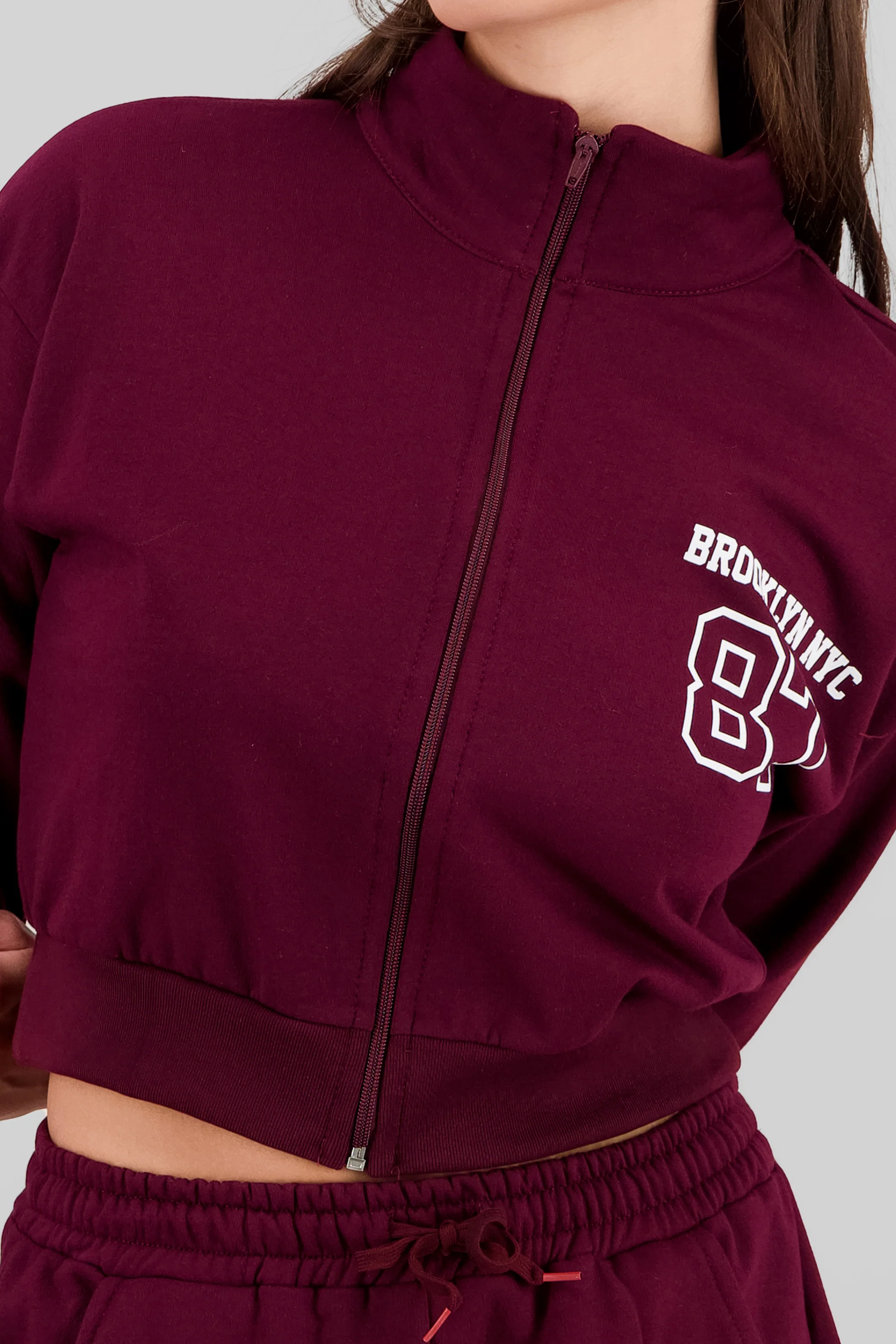 Sudadera brooklyn crop cuello alto - Image 5