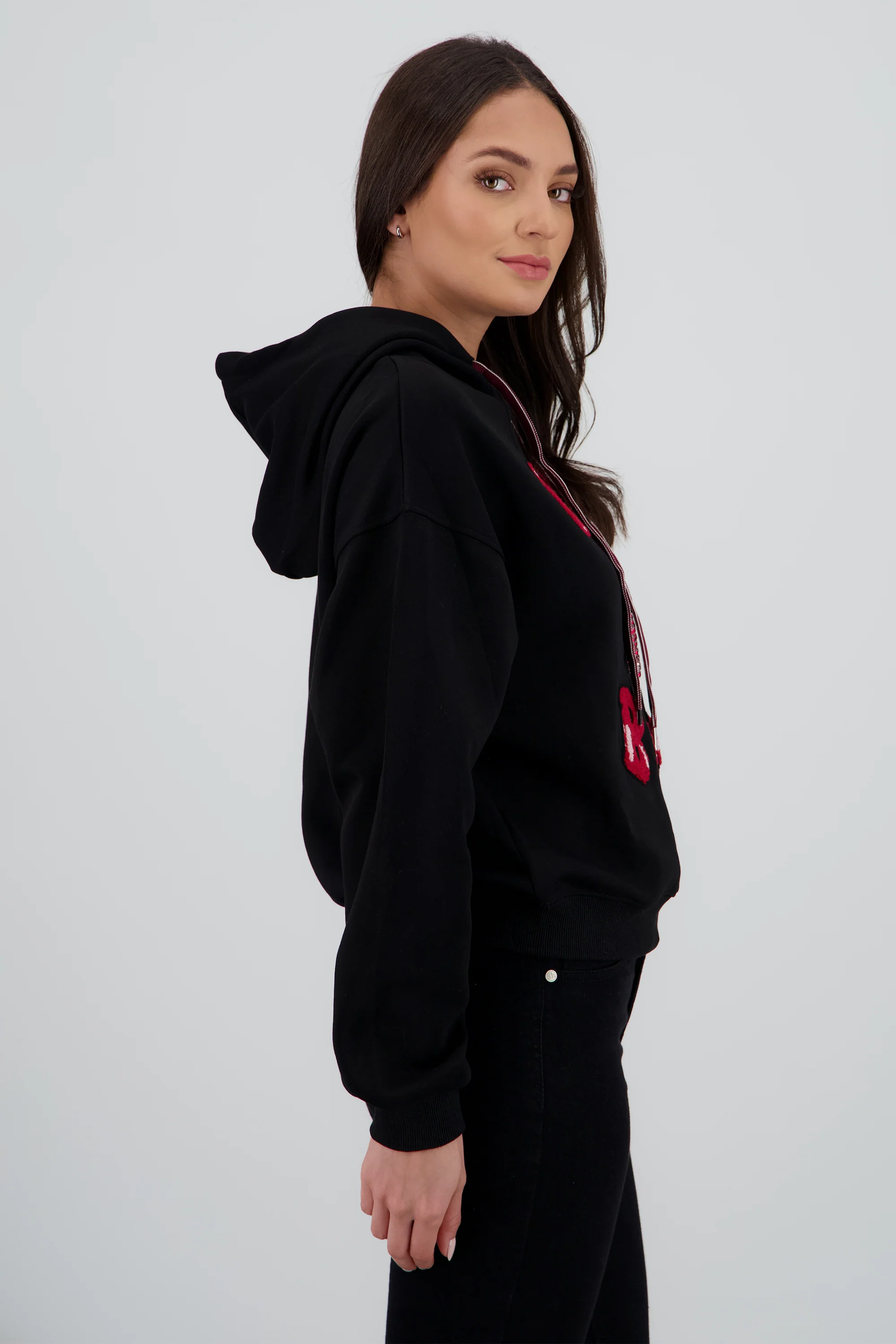 Sudadera con gorro estampado cherry - Image 3
