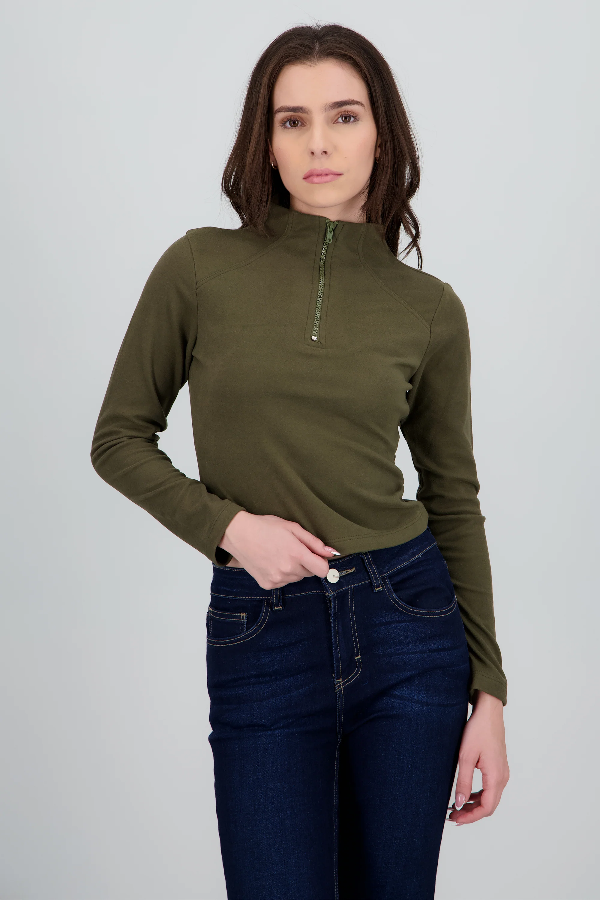 Sudadera detalle cierre