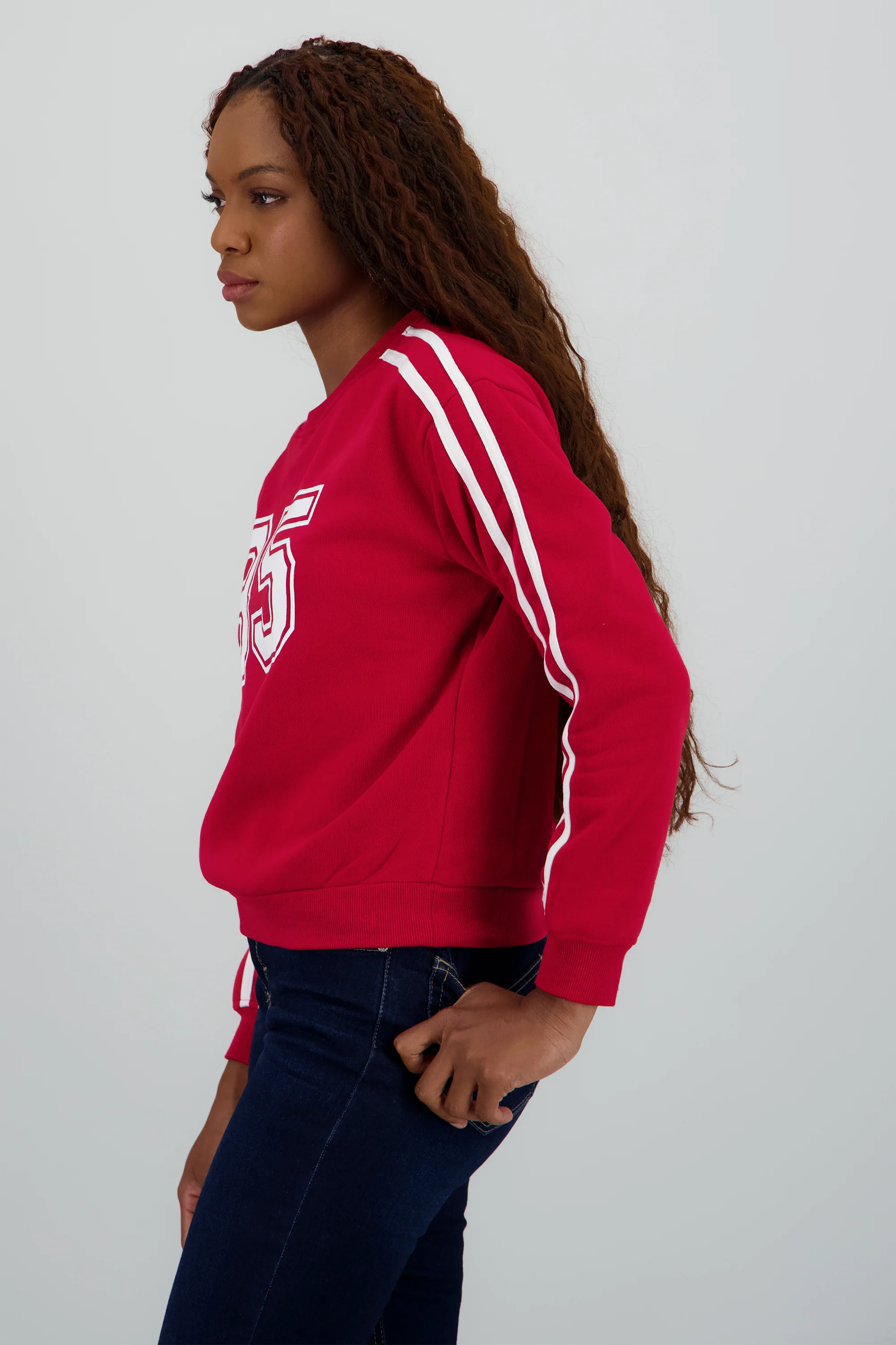 Sudadera lineas contraste número - Image 3