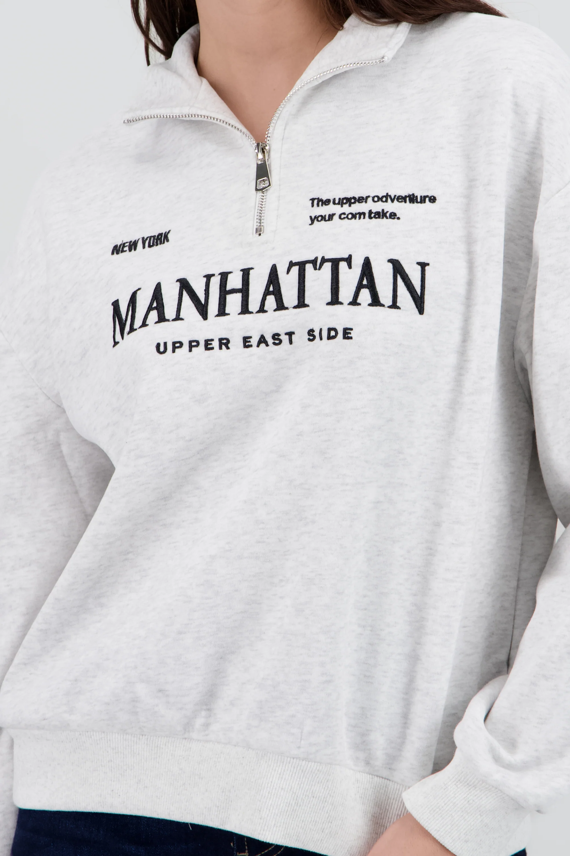 Sudadera manhattan detalle cierre - Image 5