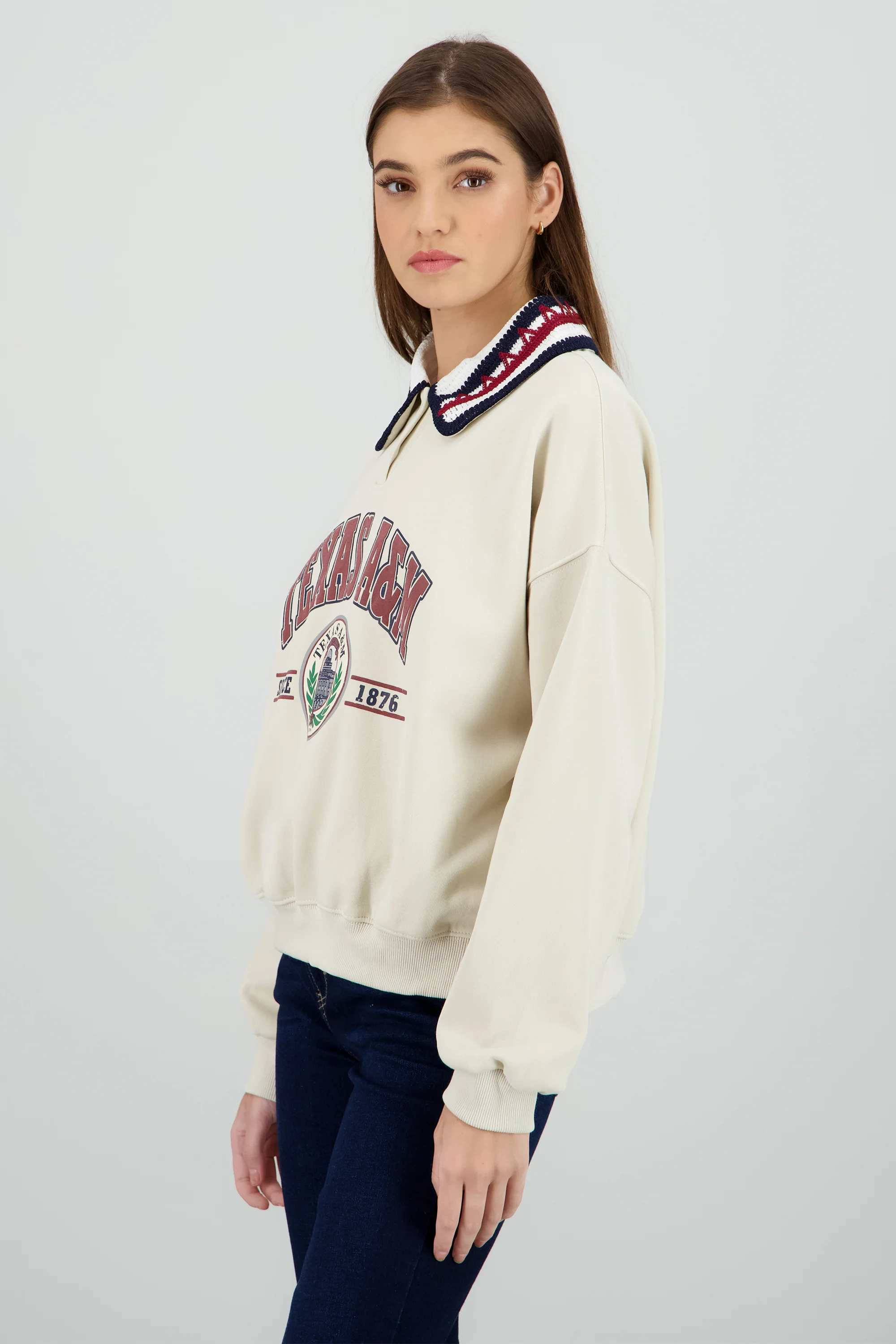 Sudadera polo estampado texas - Image 3