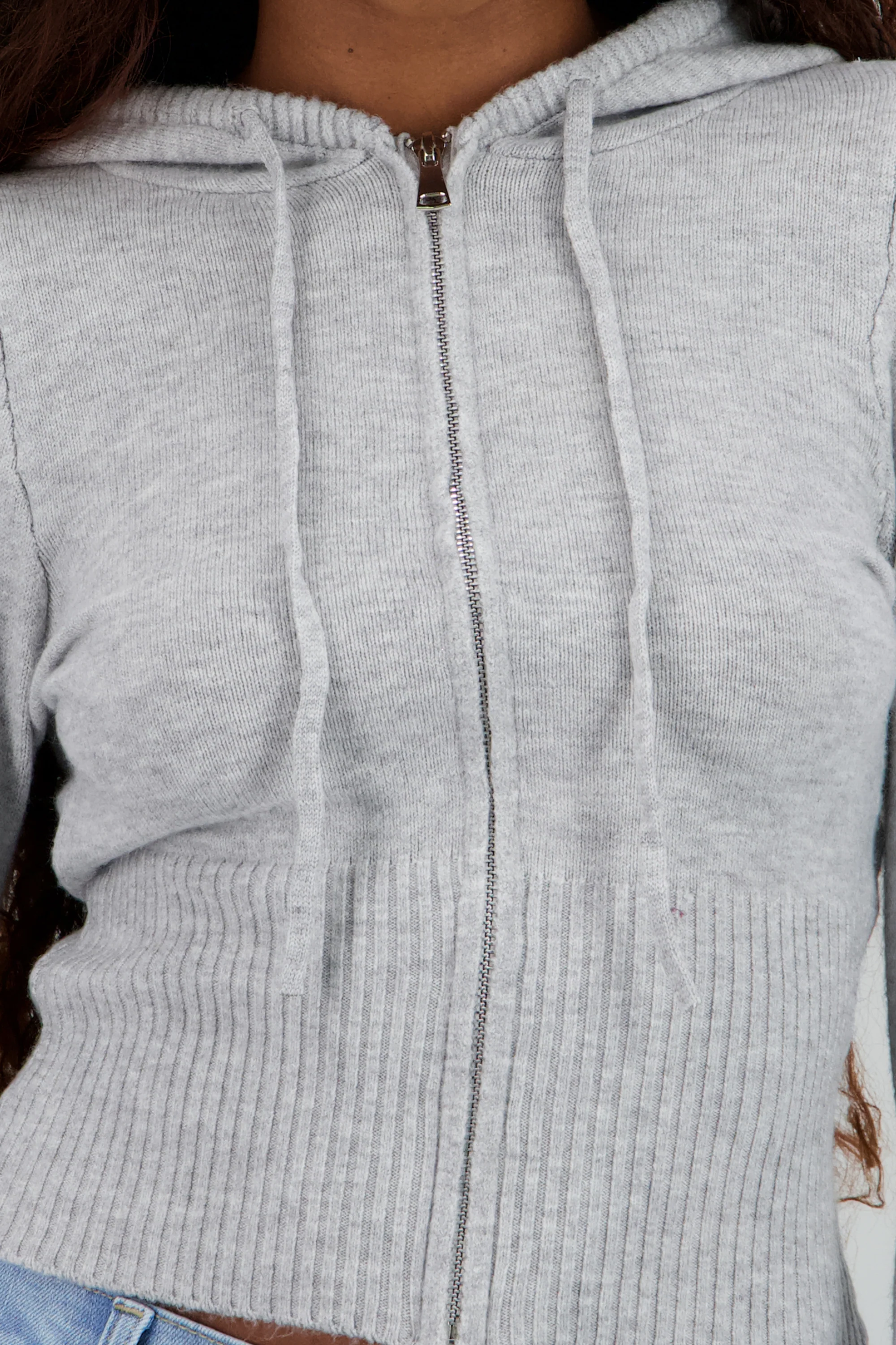 Sueter con cierre y gorro - Image 5