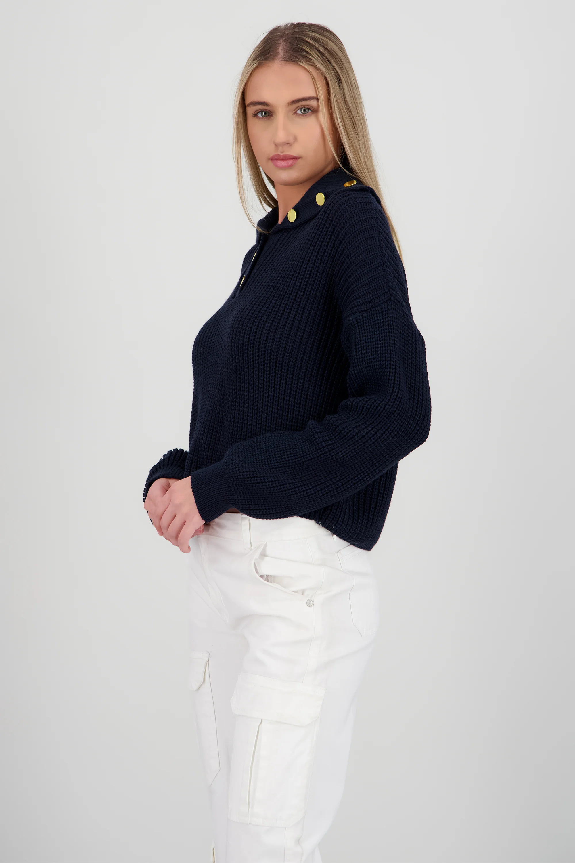 Sueter cuello capa botones - Image 3