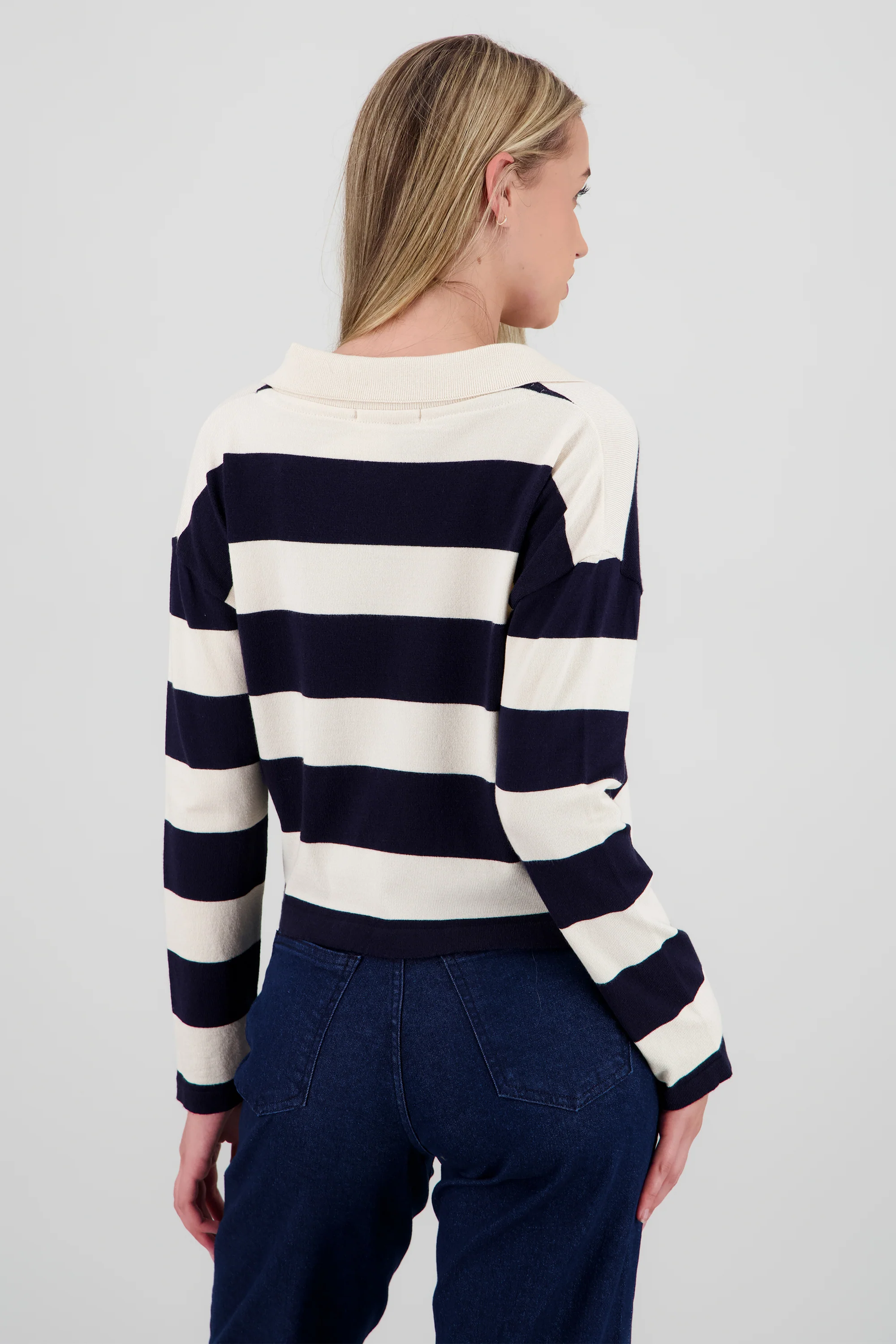 Sueter cuello polo lineas - Image 4