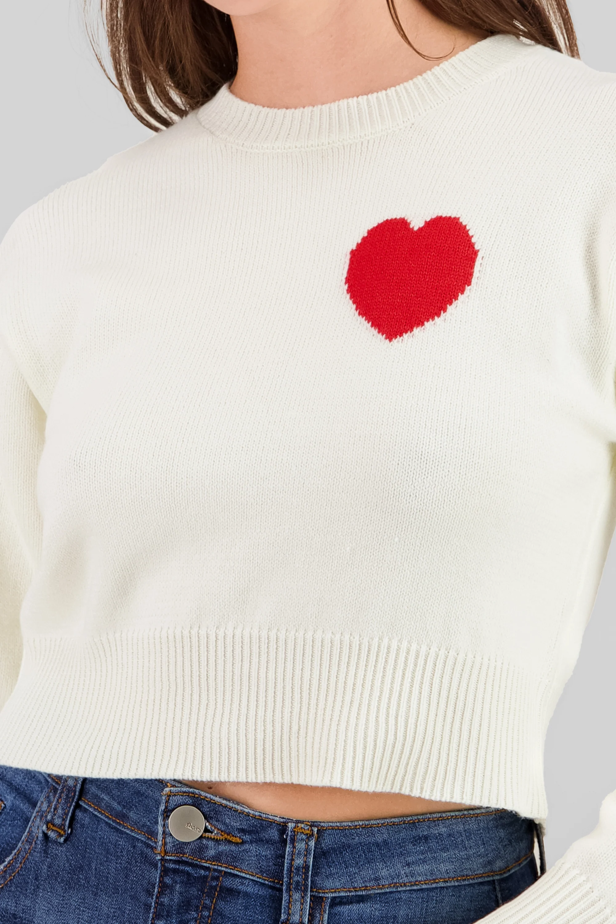 Sueter tejido con corazon - Image 5