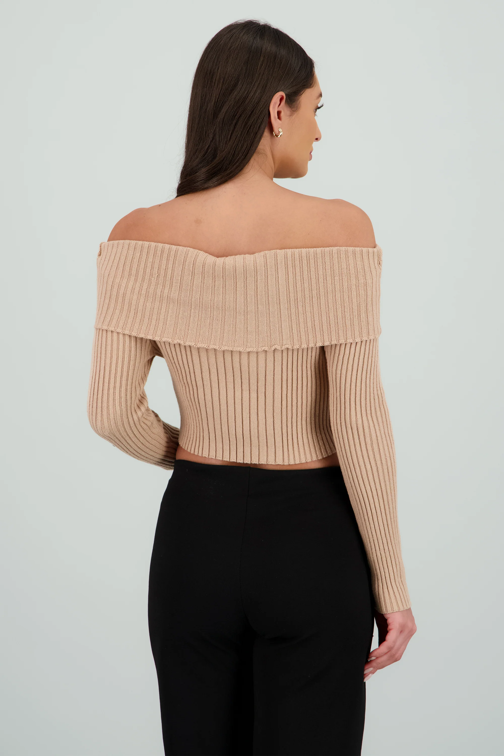 Sueter tejido off shoulder - Image 4